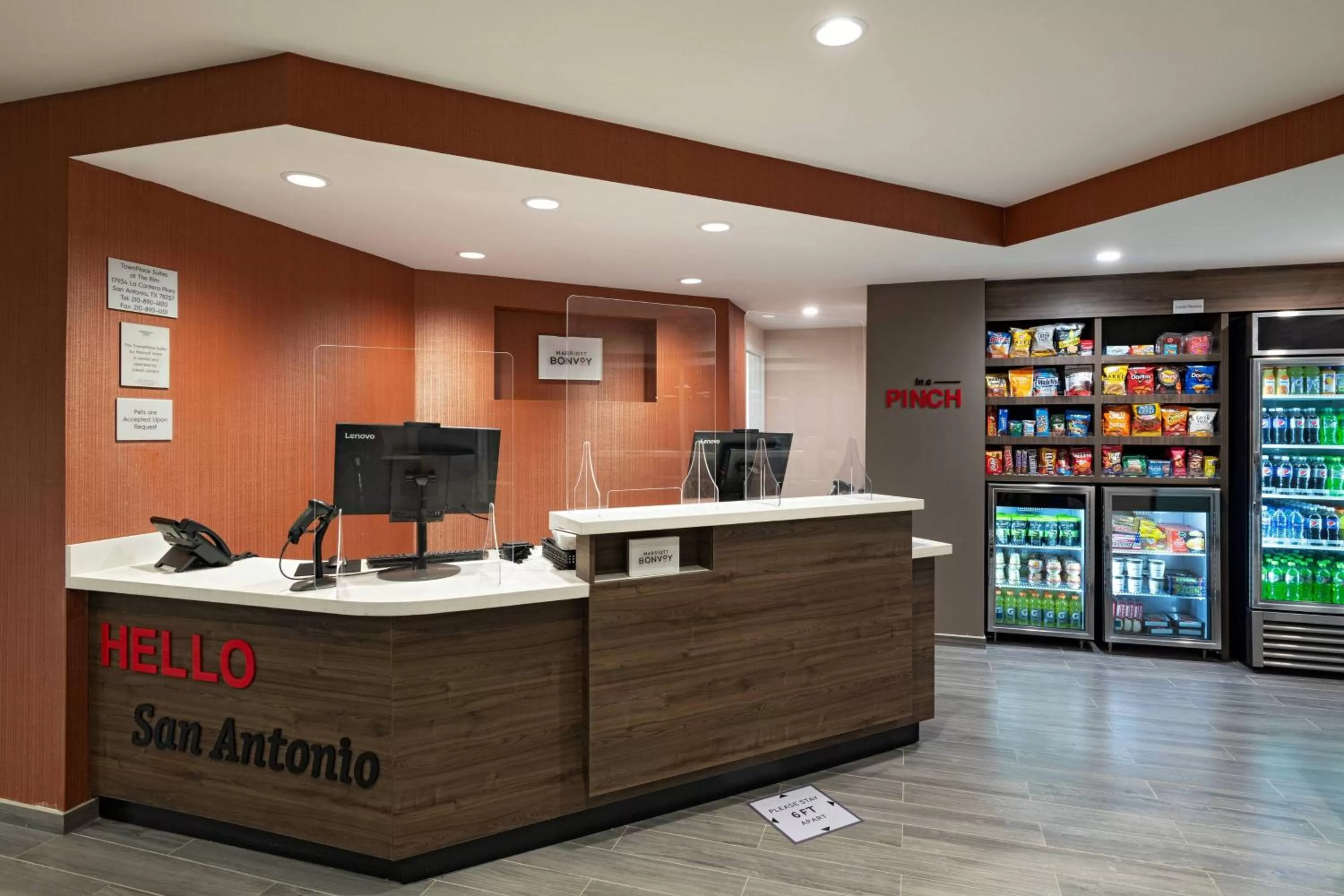 Lobby or reception in TownePlace Suites San Antonio Northwest at The RIM