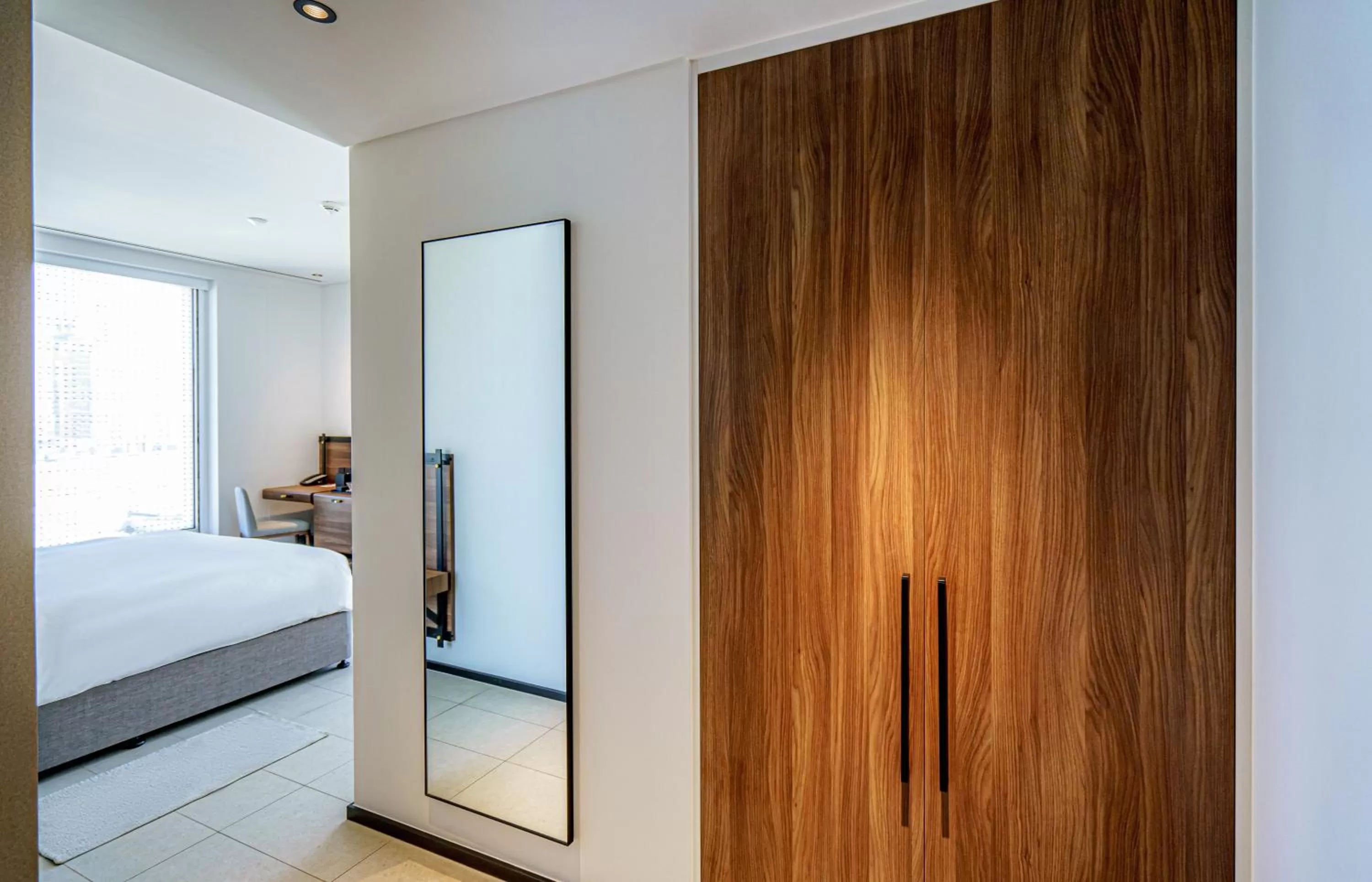 Decorative detail, Bed in FORM Hotel Al Jaddaf, Dubai, a Member of Design Hotels