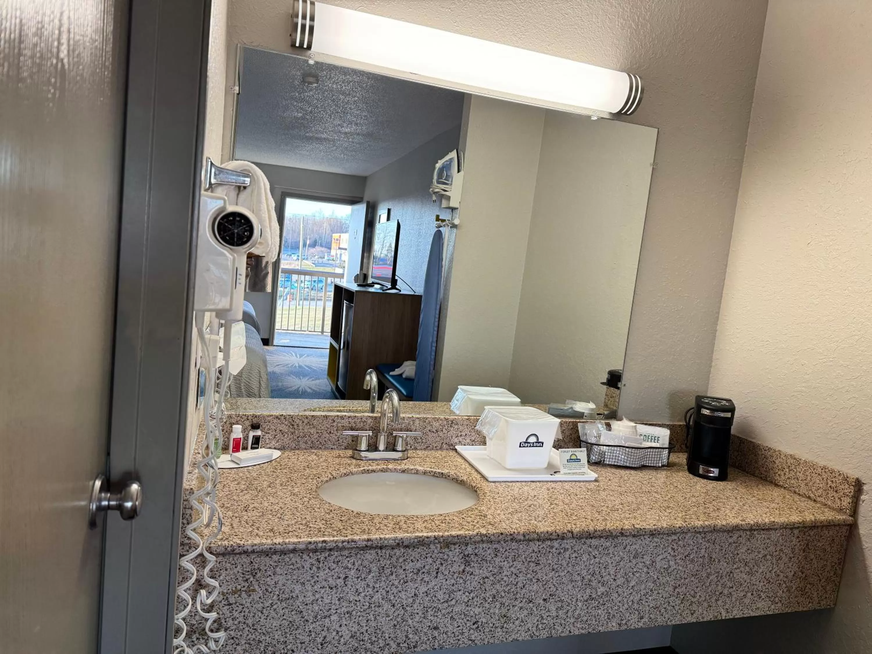 Toilet, Bathroom in Days Inn by Wyndham Cloverdale Greencastle