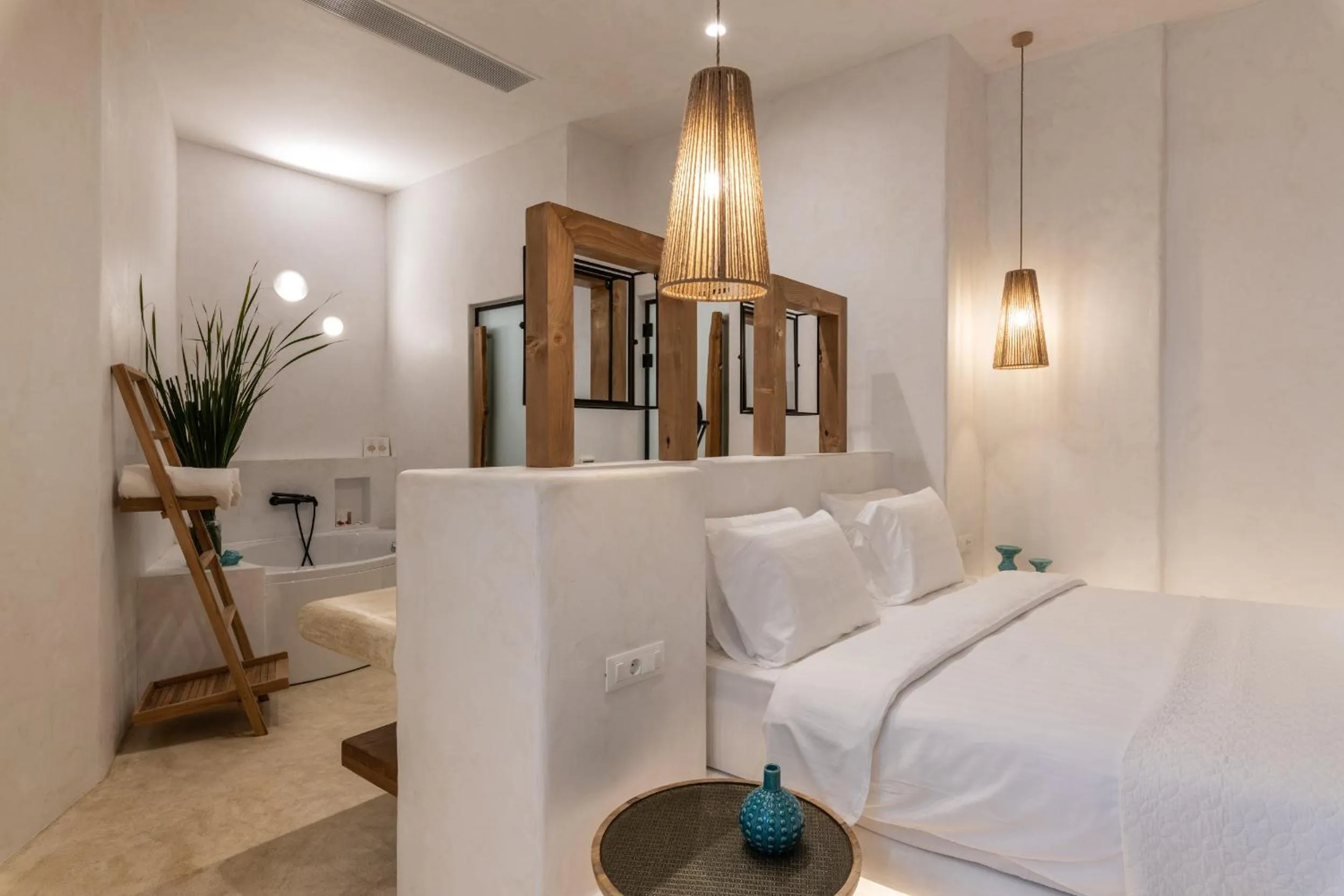 Photo of the whole room, Bed in Panormos Village Hotel