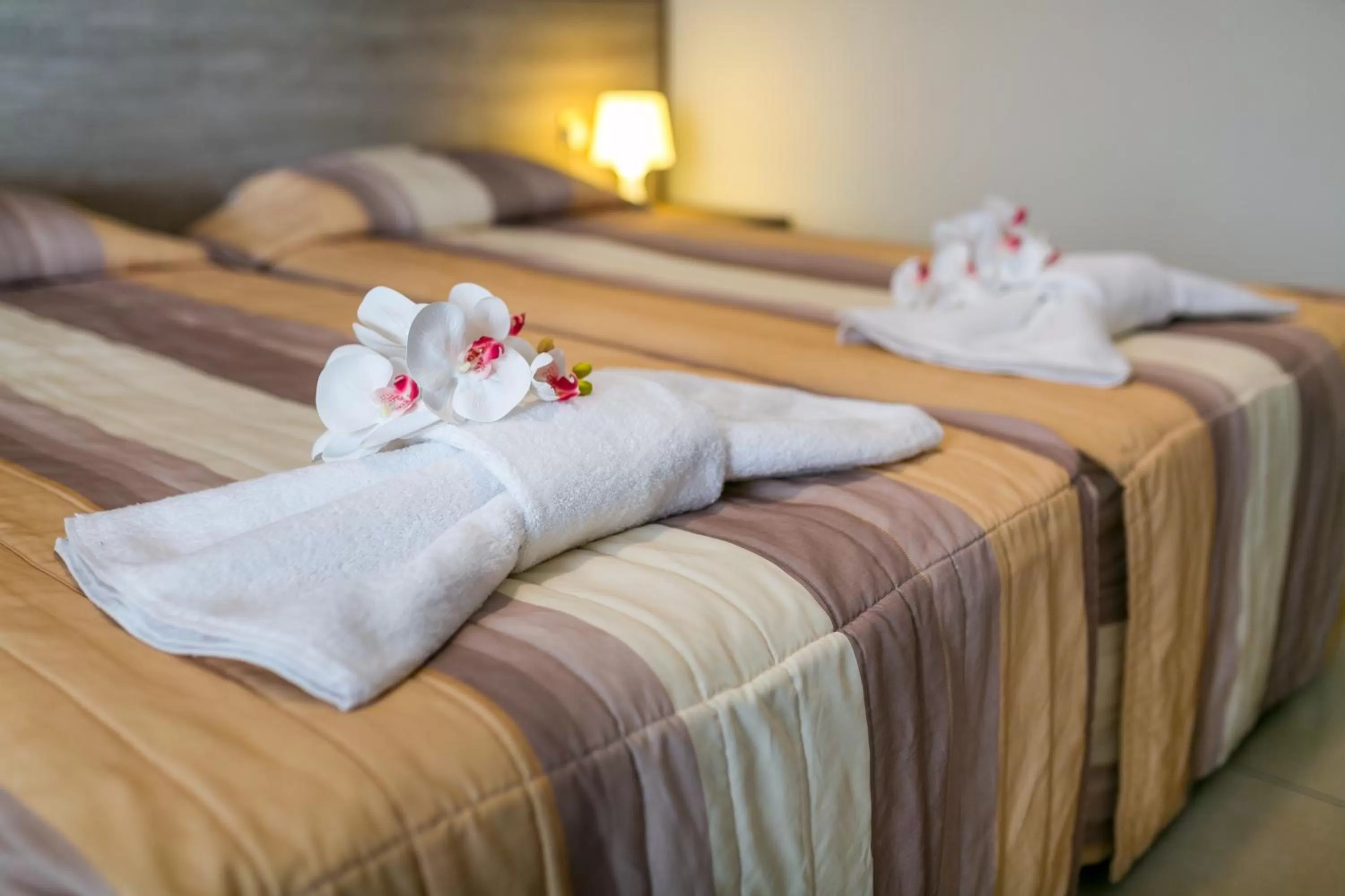 Bed in Crystallo Apartments