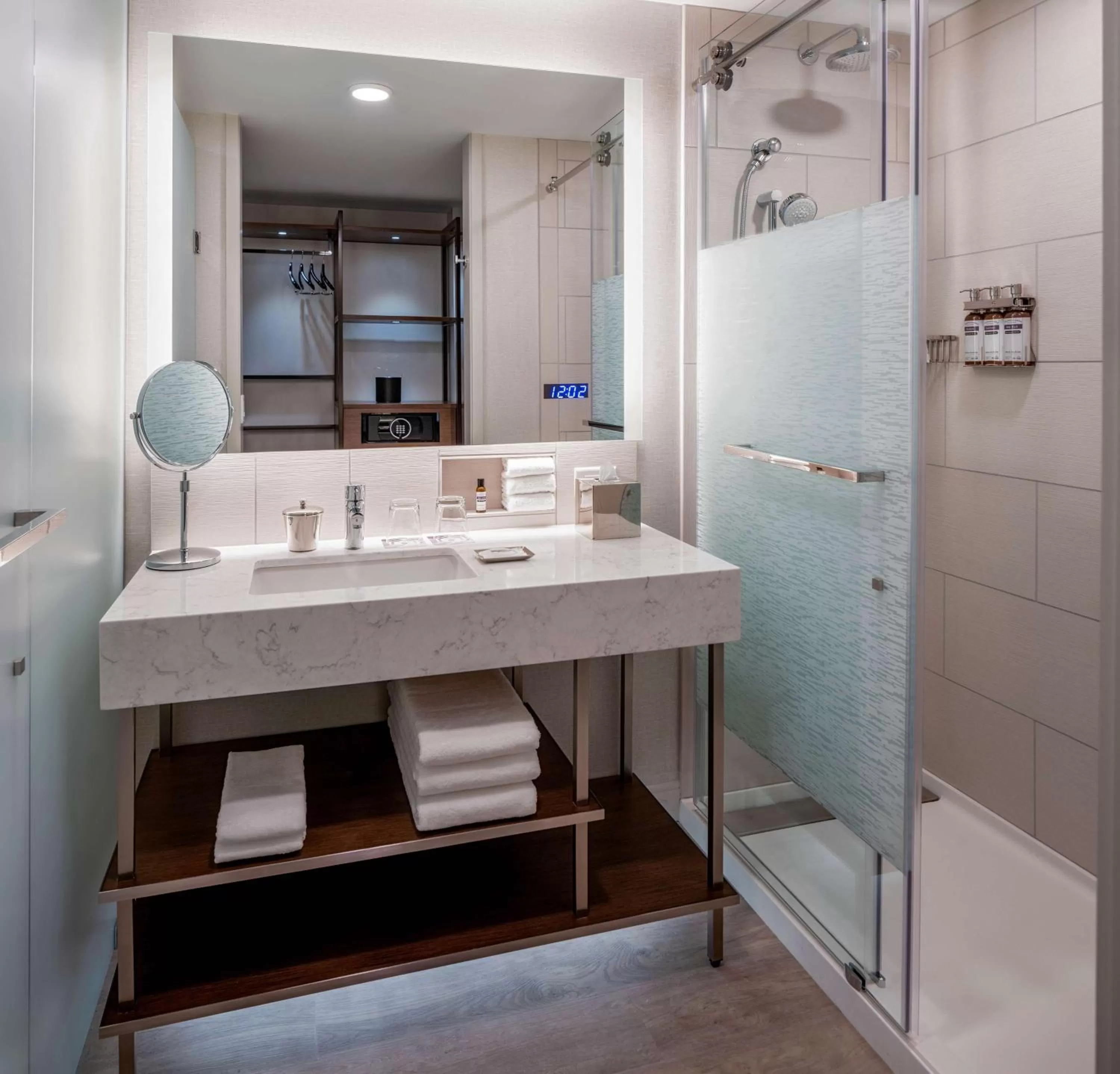 Bathroom in Hyatt Regency Portland at the Oregon Convention Center