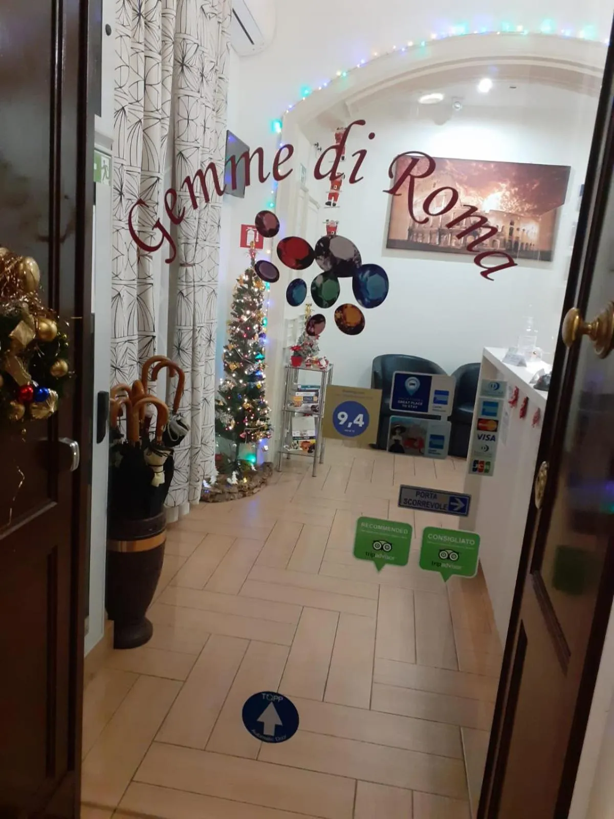 Lobby or reception in Gemme Di Roma Accomodation