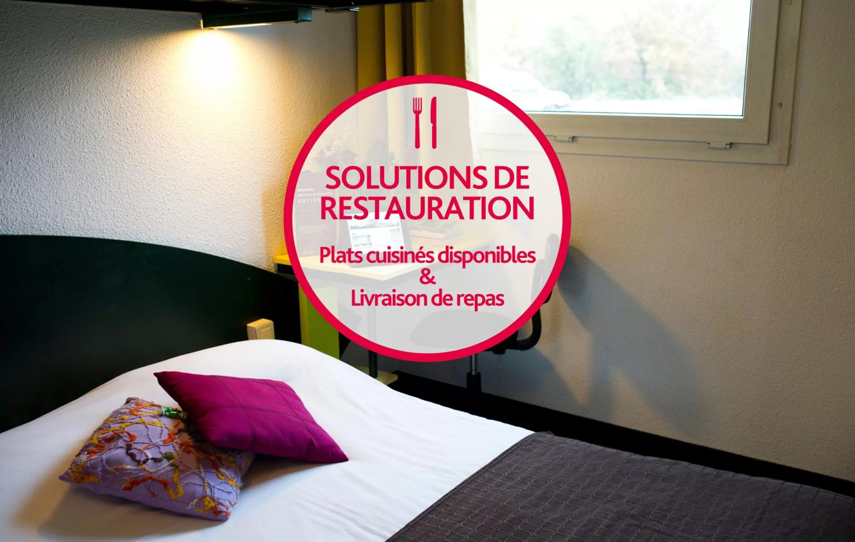 Photo of the whole room, Bed in Hôtel Cerise Auxerre