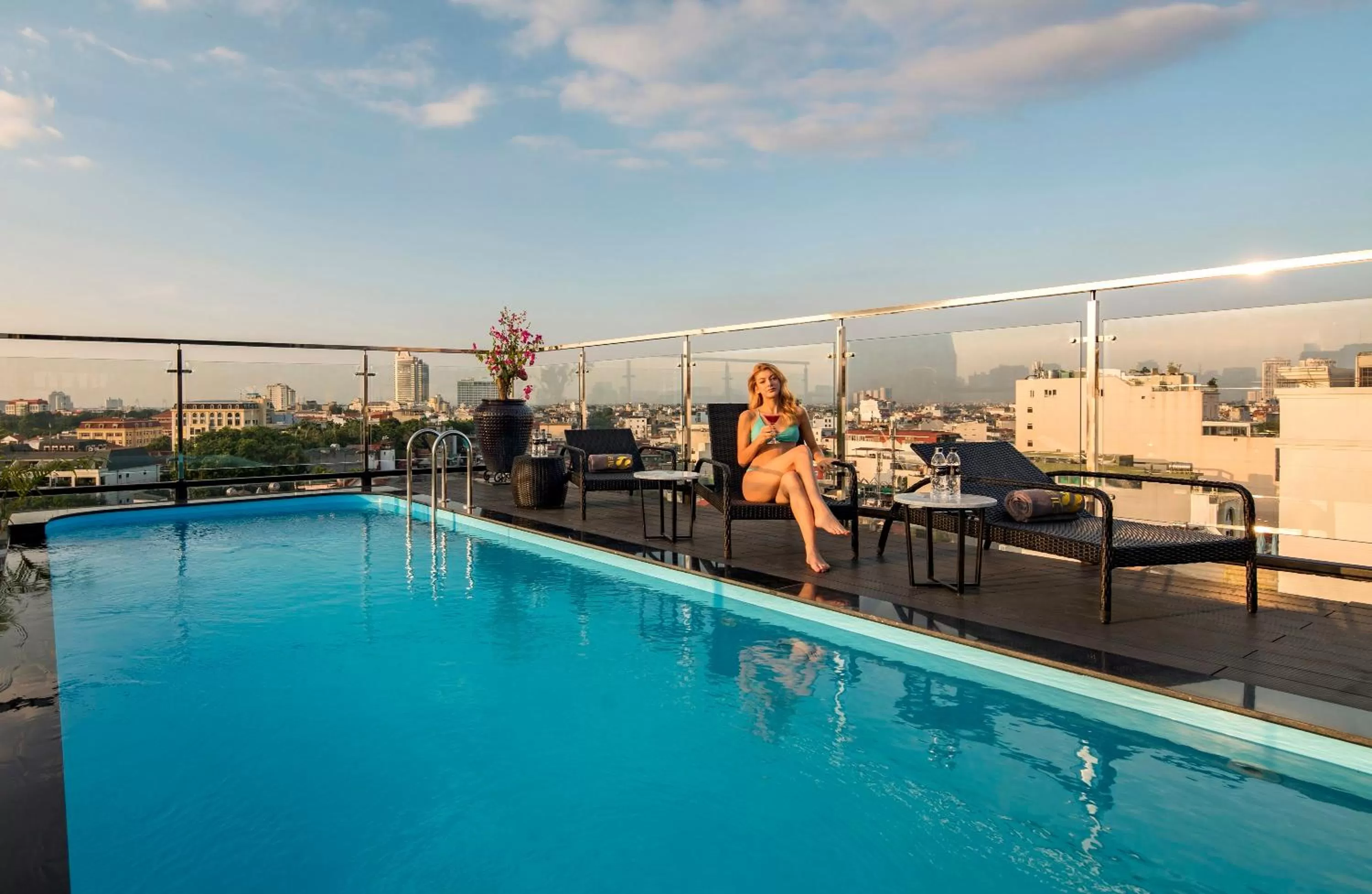 Property building in Soleil Boutique Hotel Hanoi