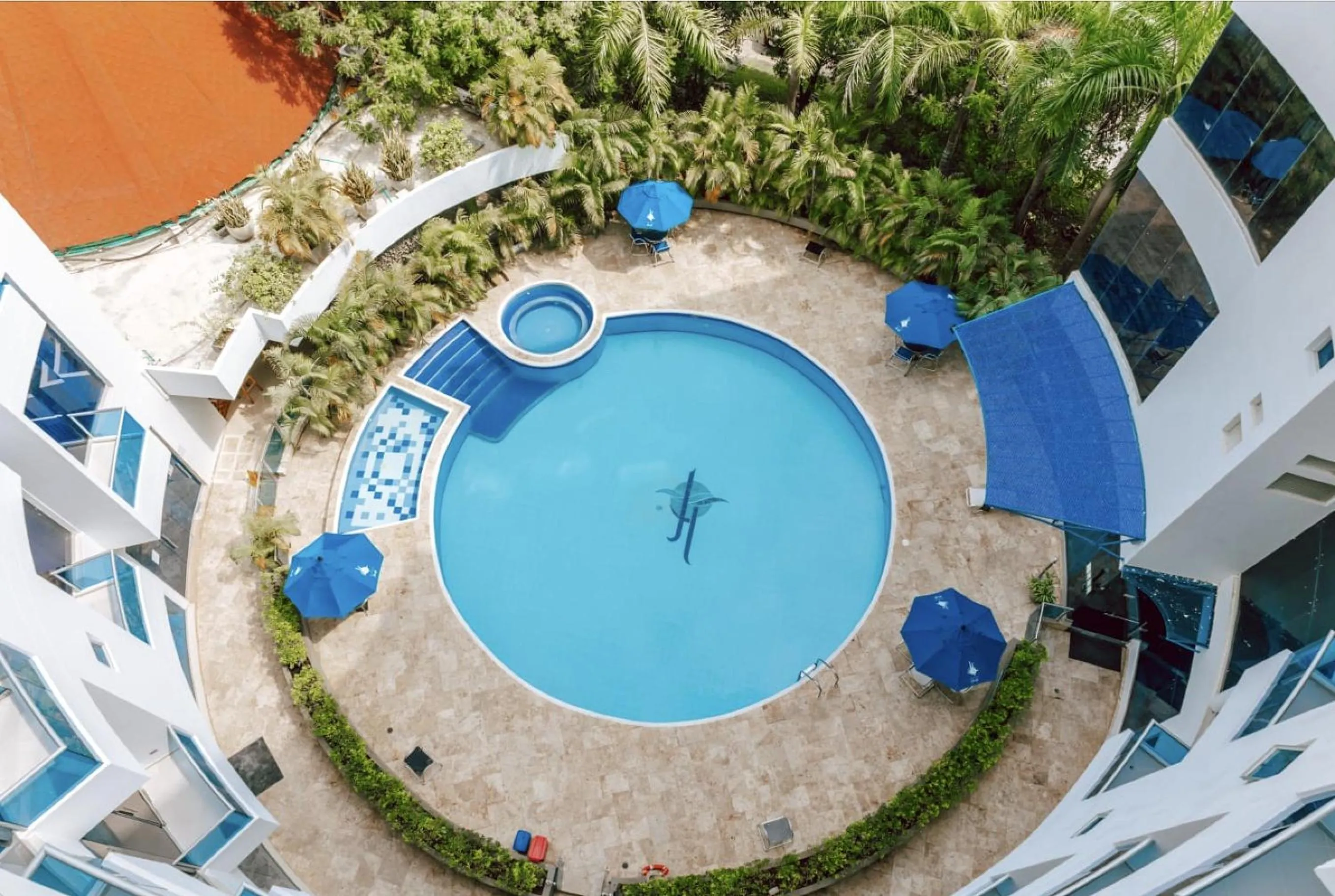Bird's eye view in Hotel Florida Sinú
