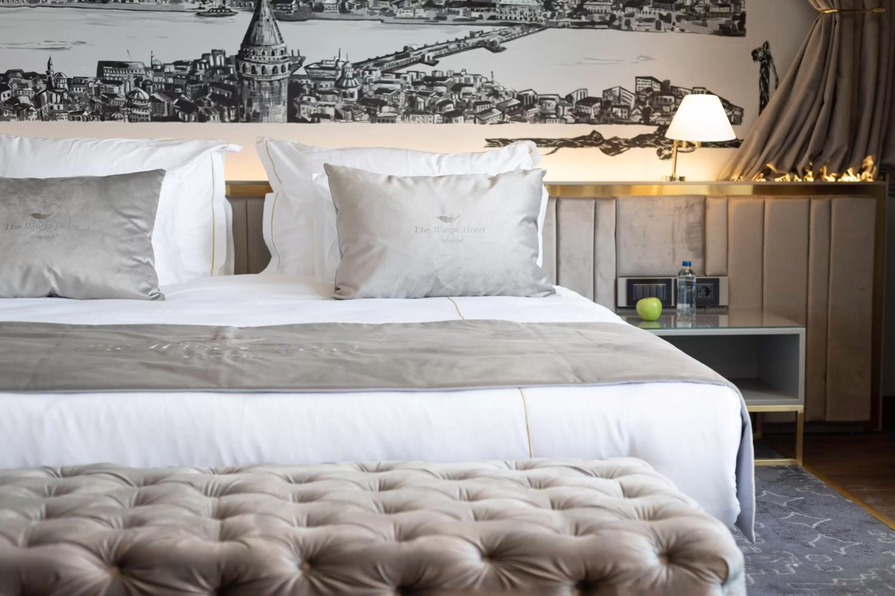 Bed in The Wings Hotel Istanbul