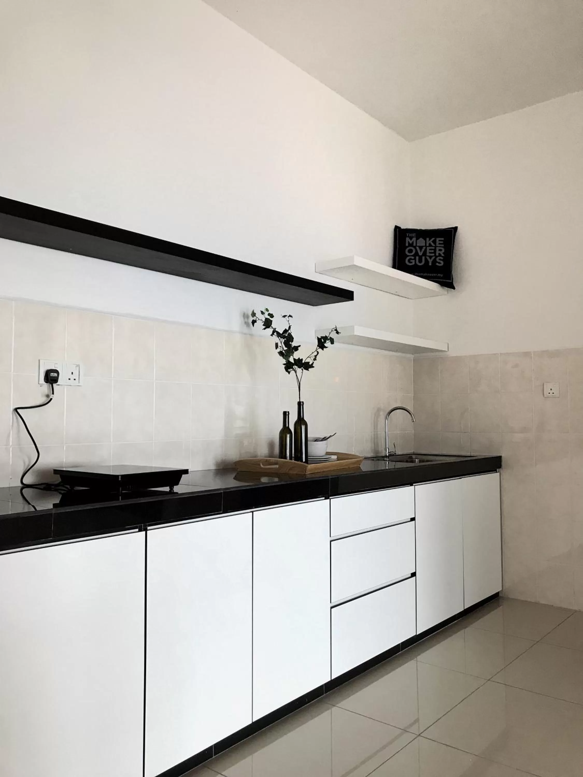 Kitchen or kitchenette in Boulevard Service Apartment KL by Airhost