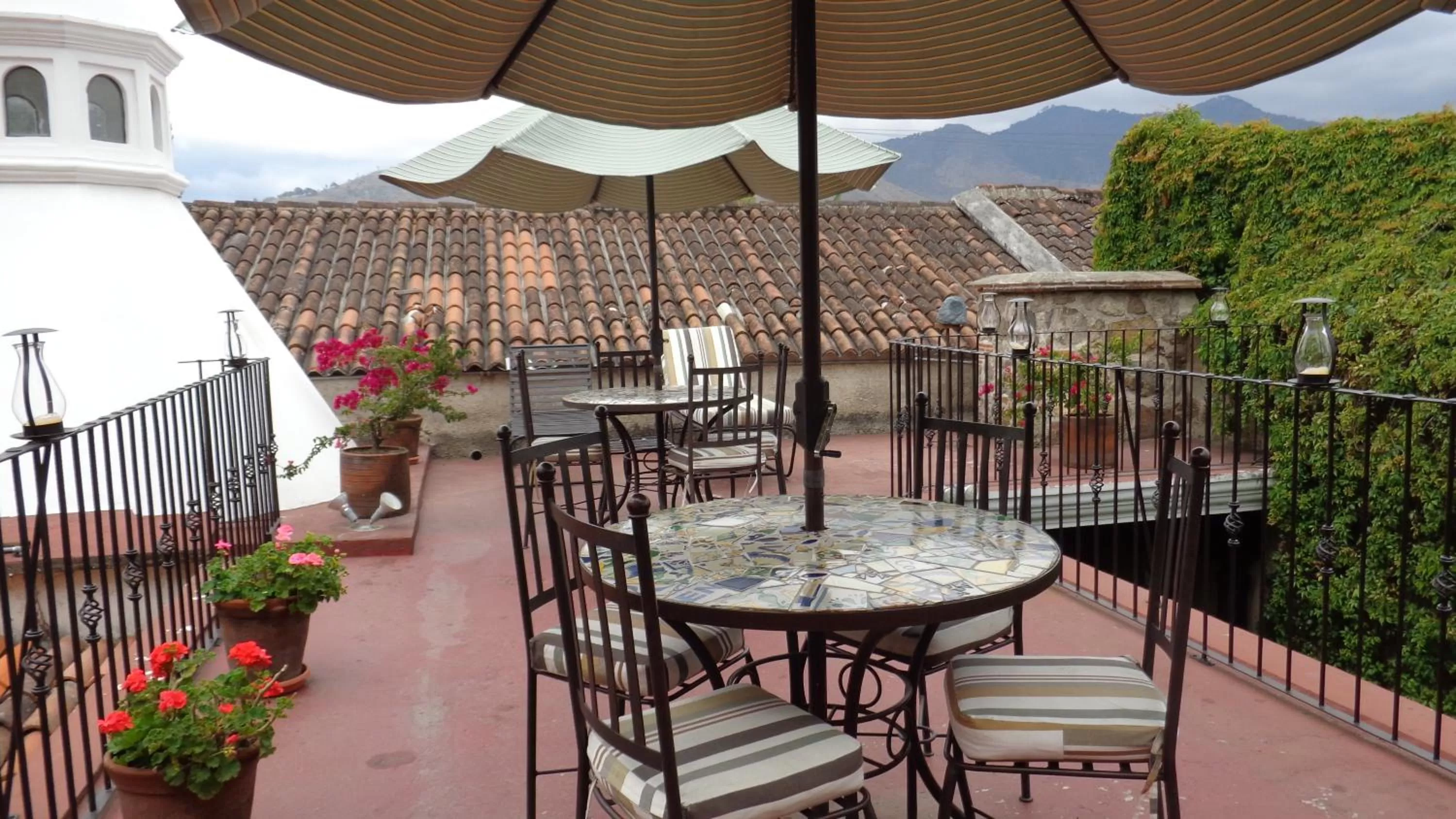 Balcony/Terrace in Hotel Meson del Valle by AHS