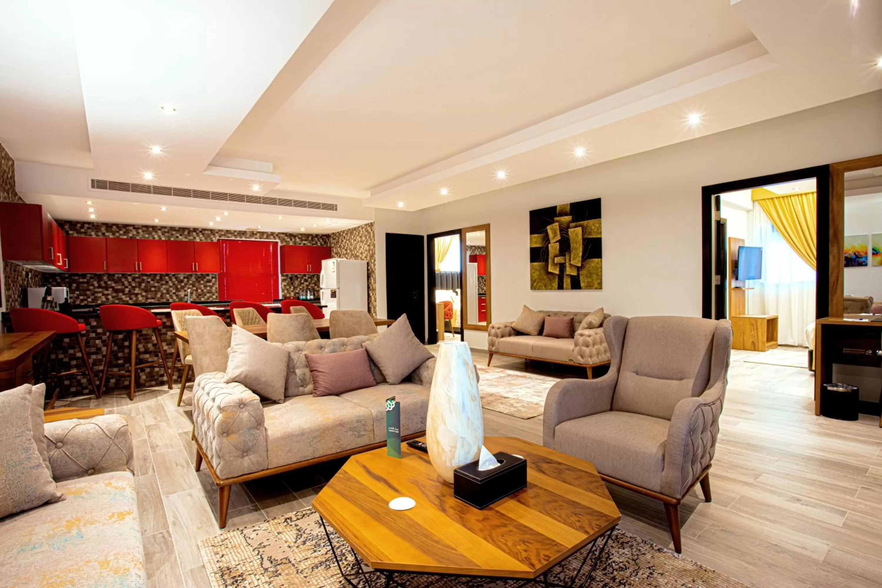 Kitchen or kitchenette in Andalus Habitat Hotel