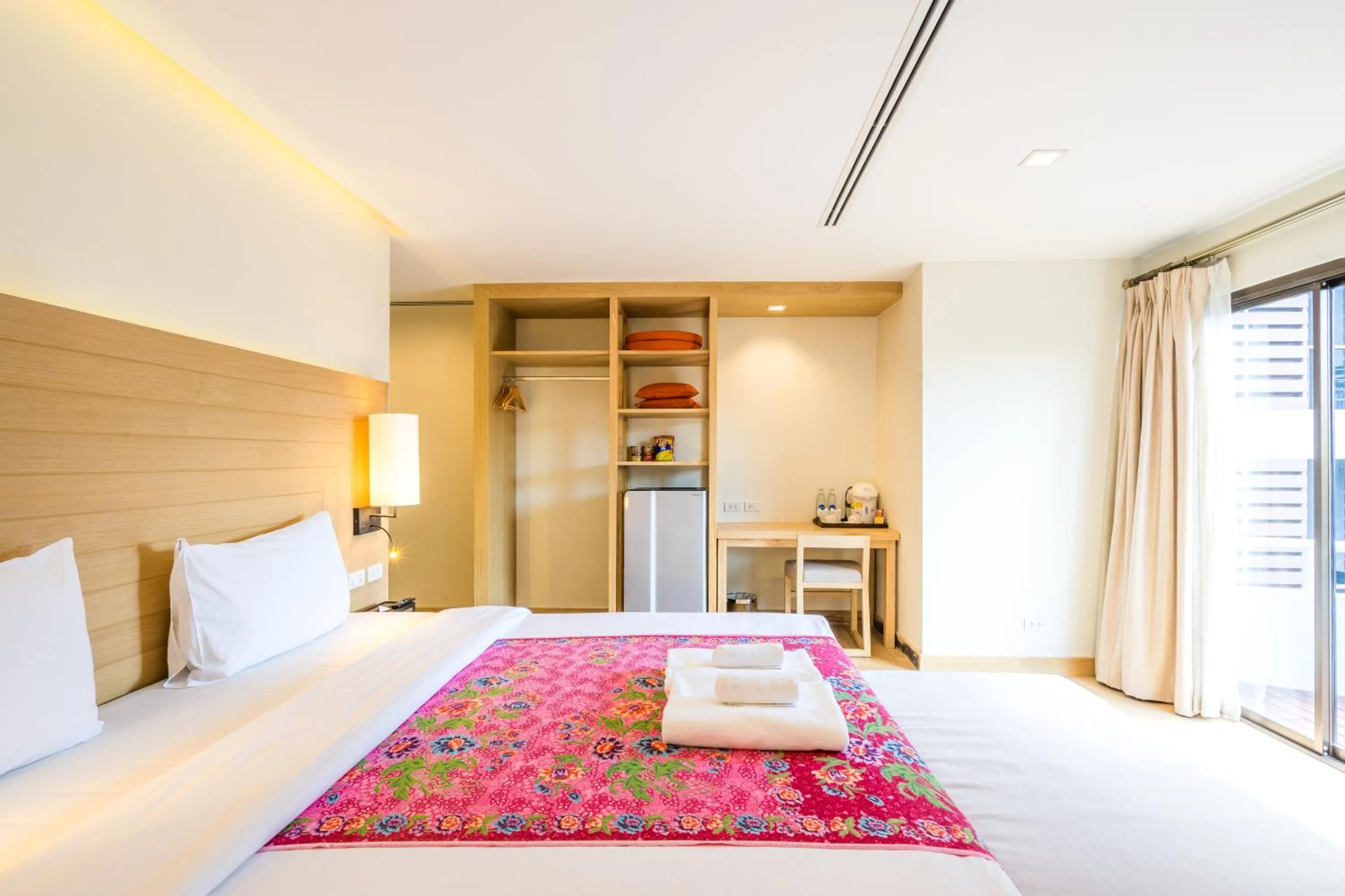 Bedroom, Bed in Baan Suwantawe