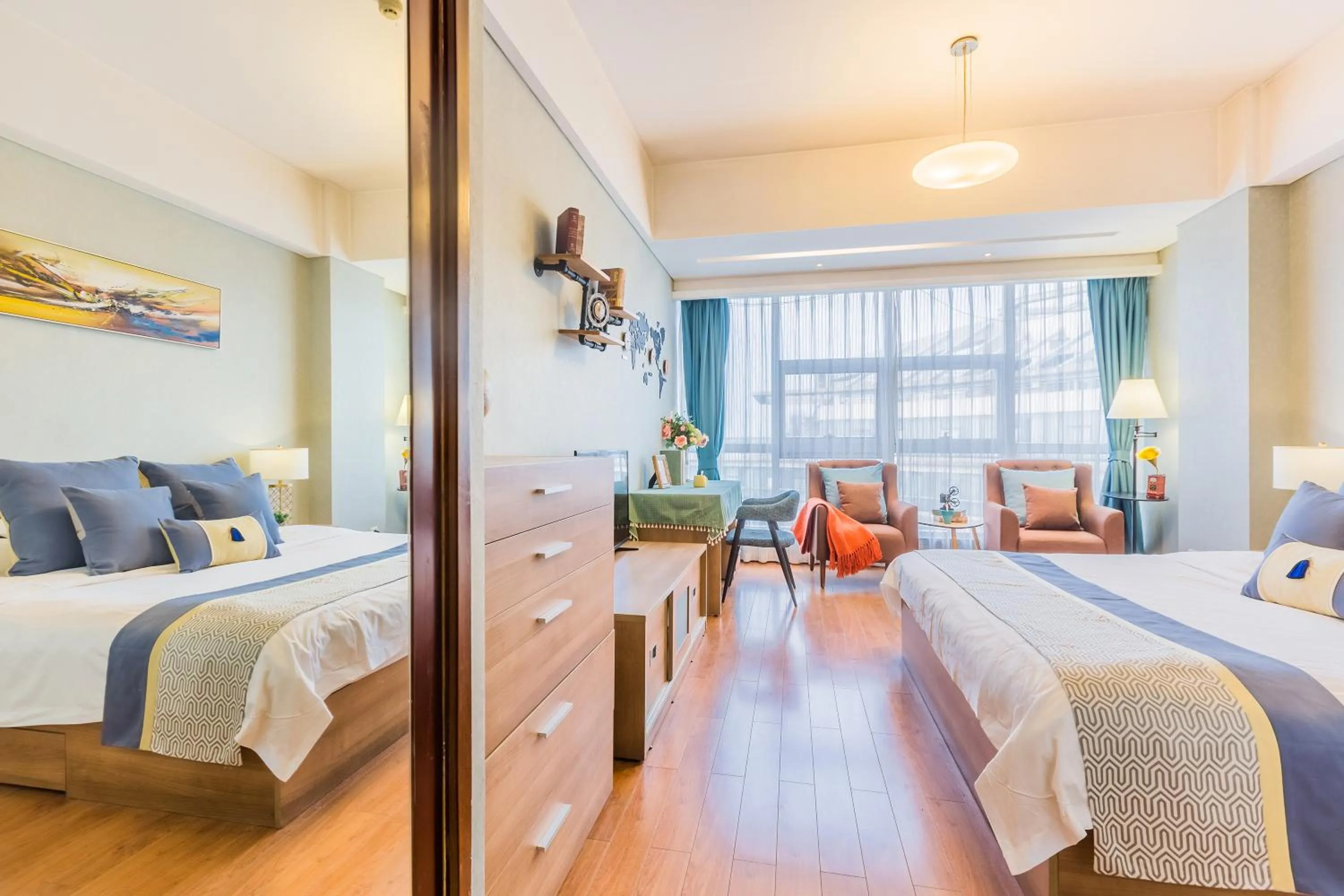 Bed in Westlake 7 Service Apartment