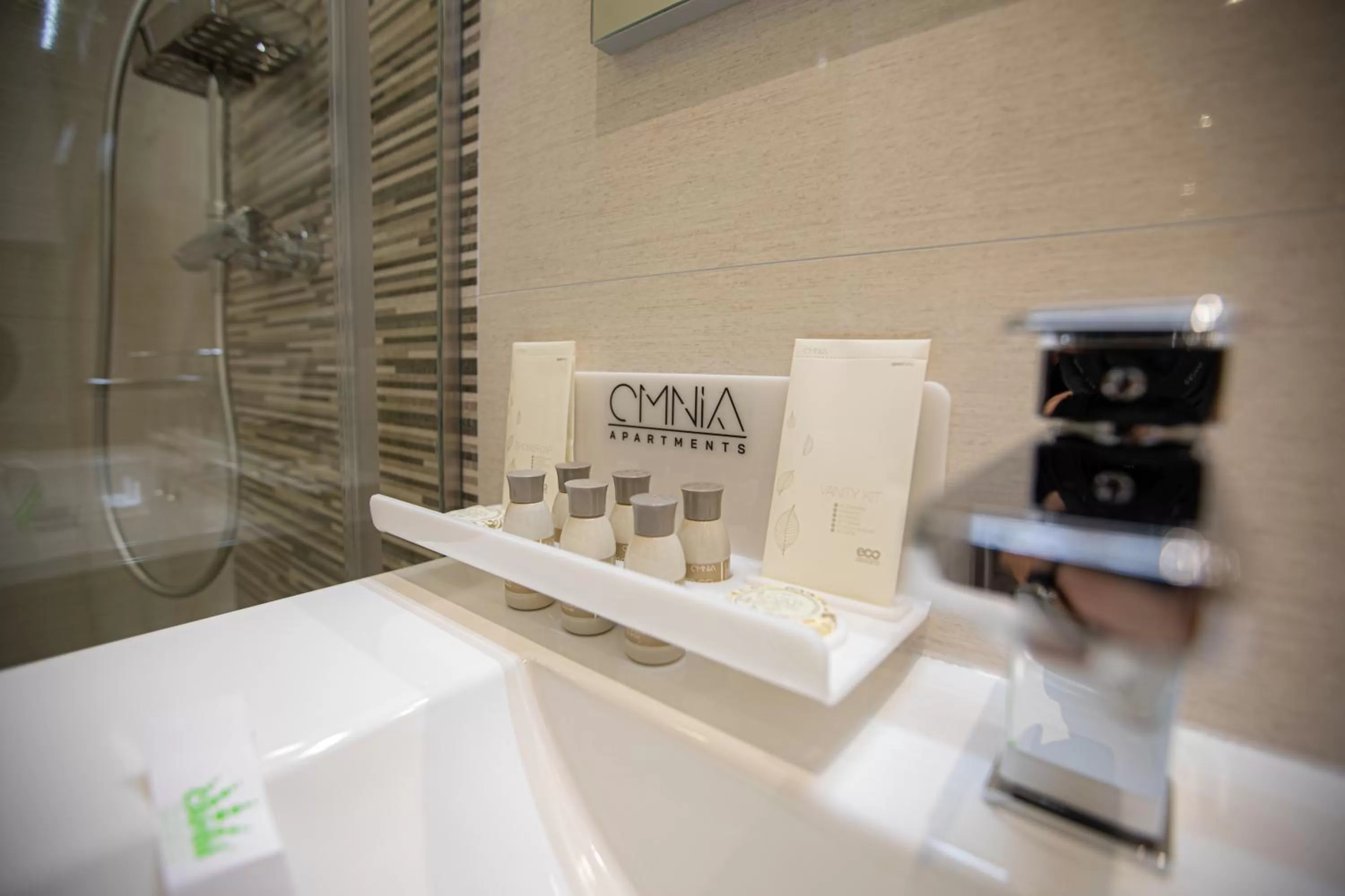 Bathroom in Omnia Apartments