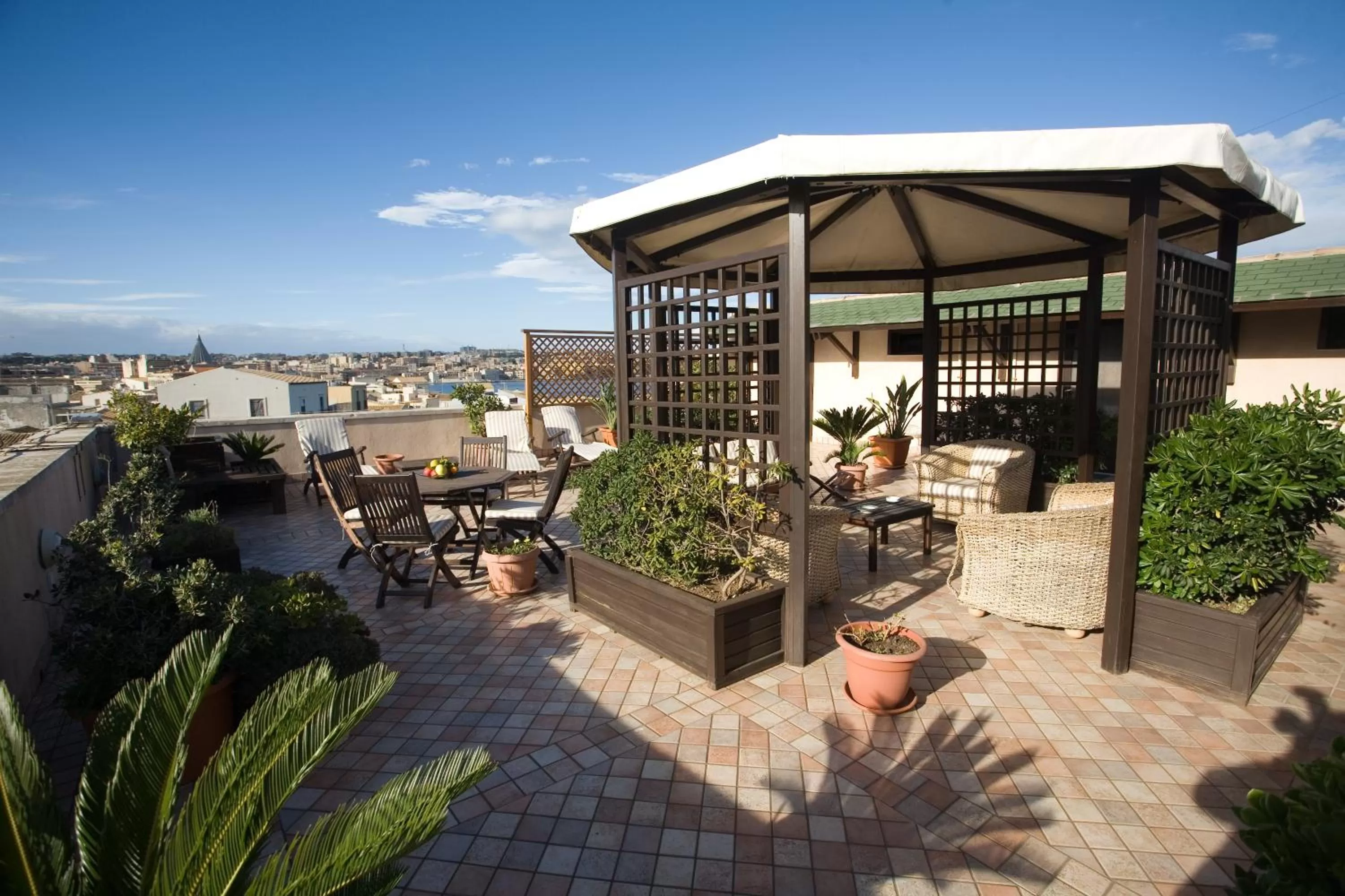 Balcony/Terrace in Domus Mariae Albergo