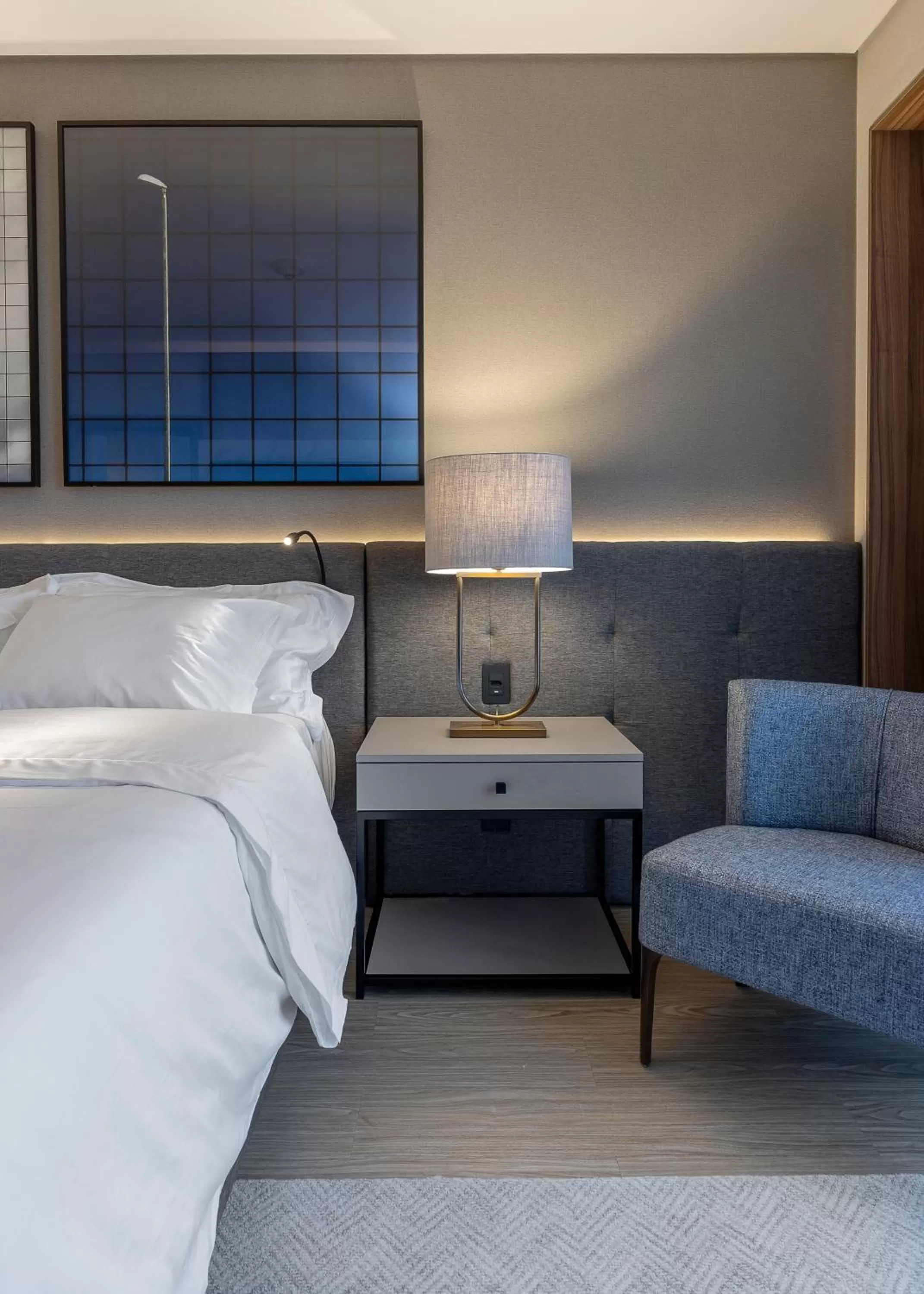 Decorative detail, Bed in LK Design Hotel Florianópolis