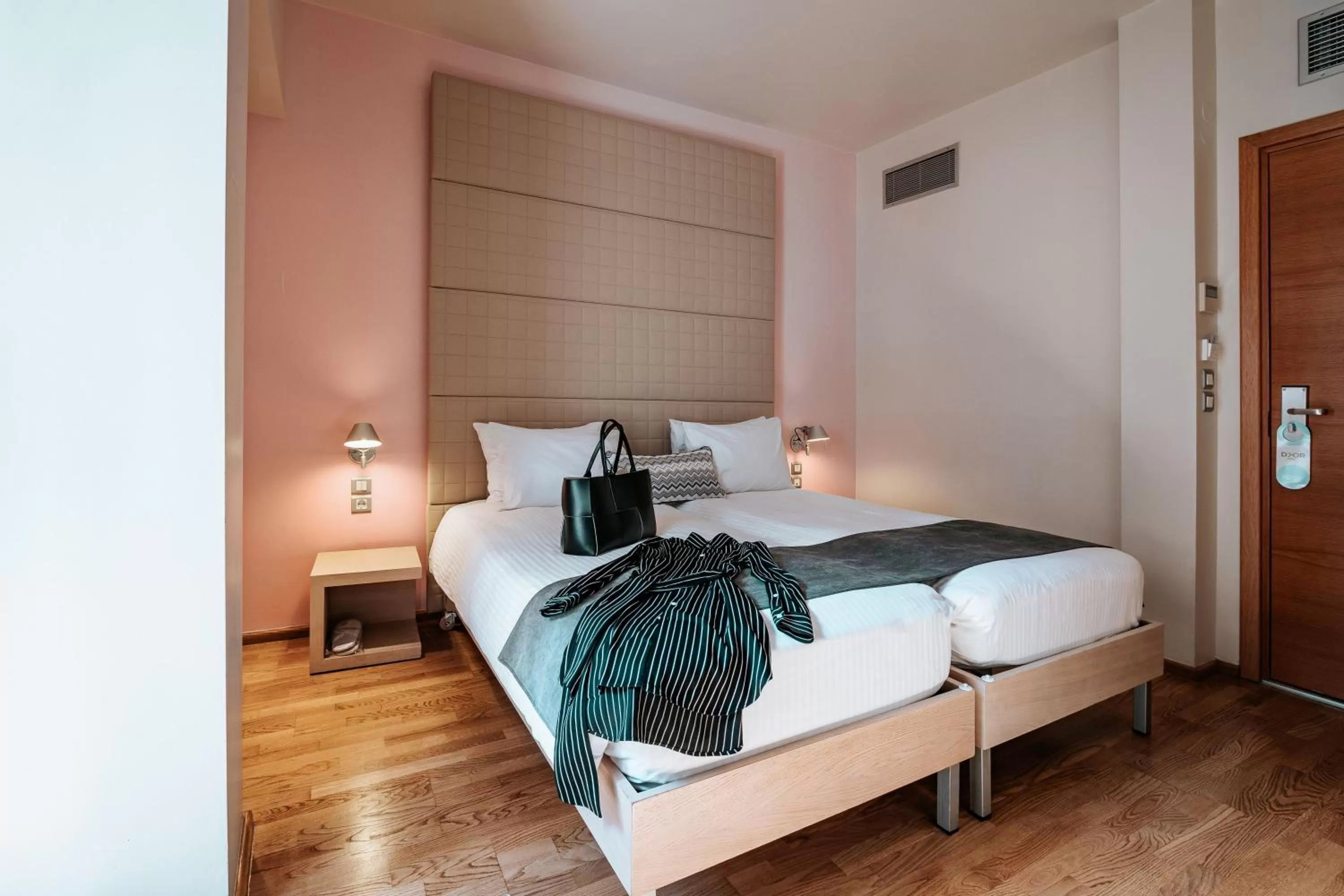 Bed in Domotel Olympia