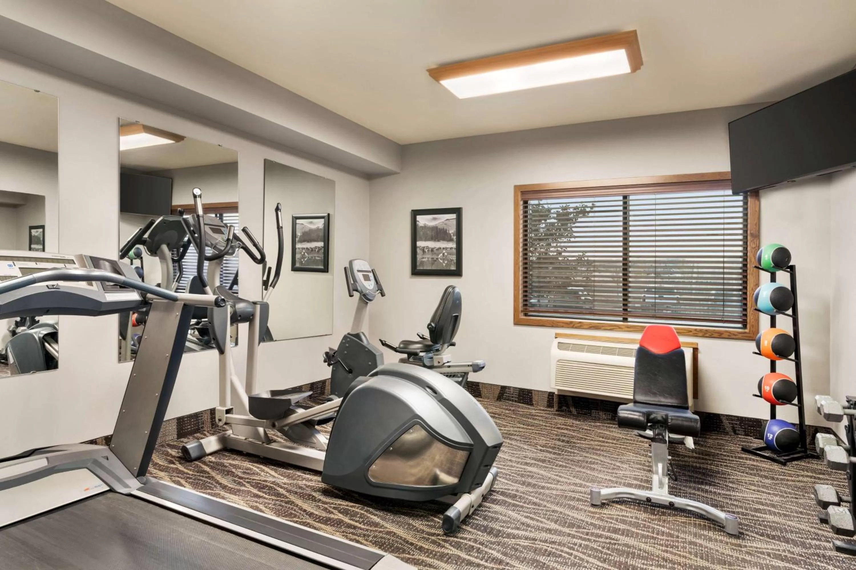 Fitness centre/facilities in AmericInn by Wyndham Laramie Near University of Wyoming