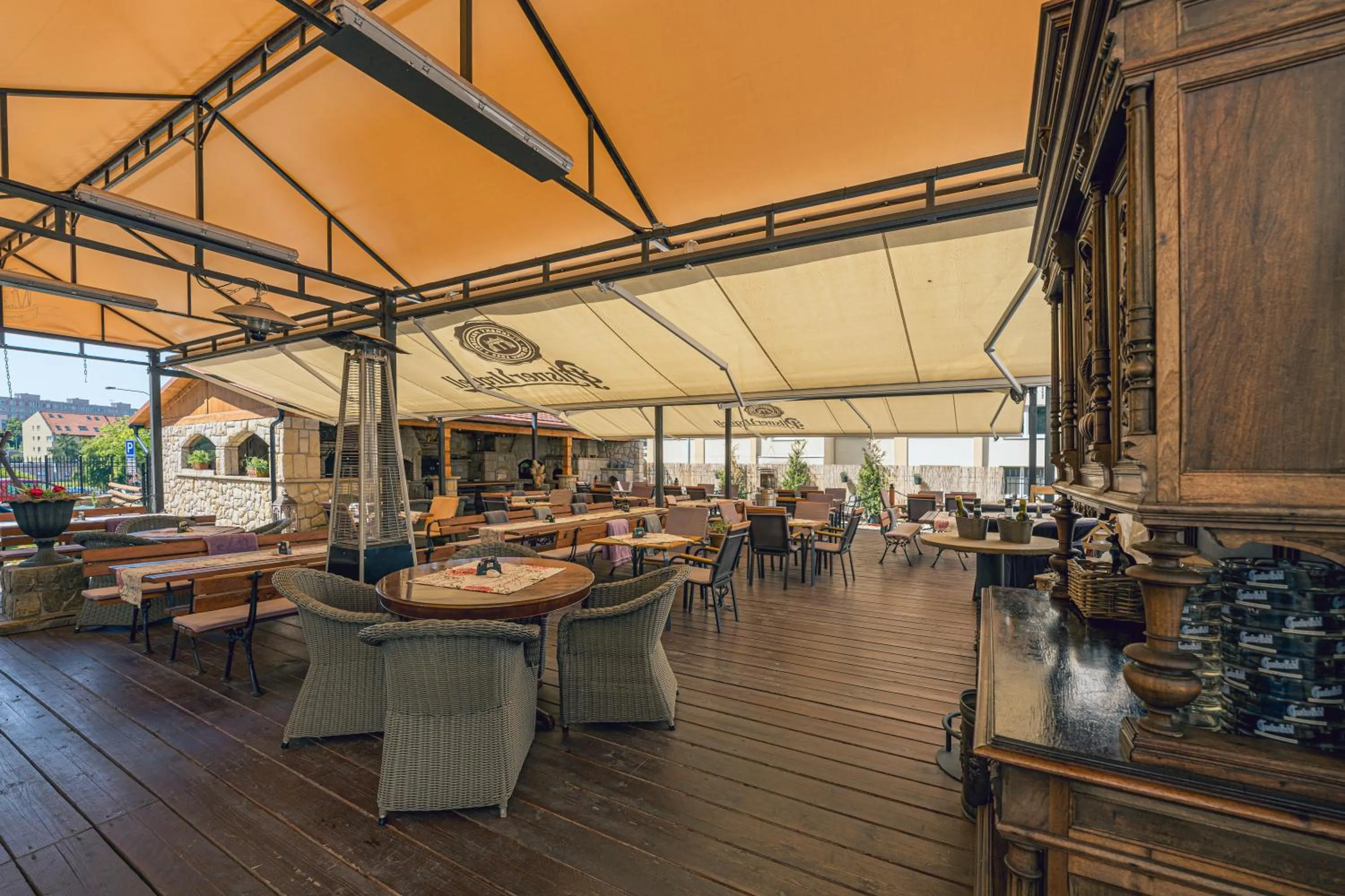 Balcony/Terrace in Hotel Svatojánský Dvůr