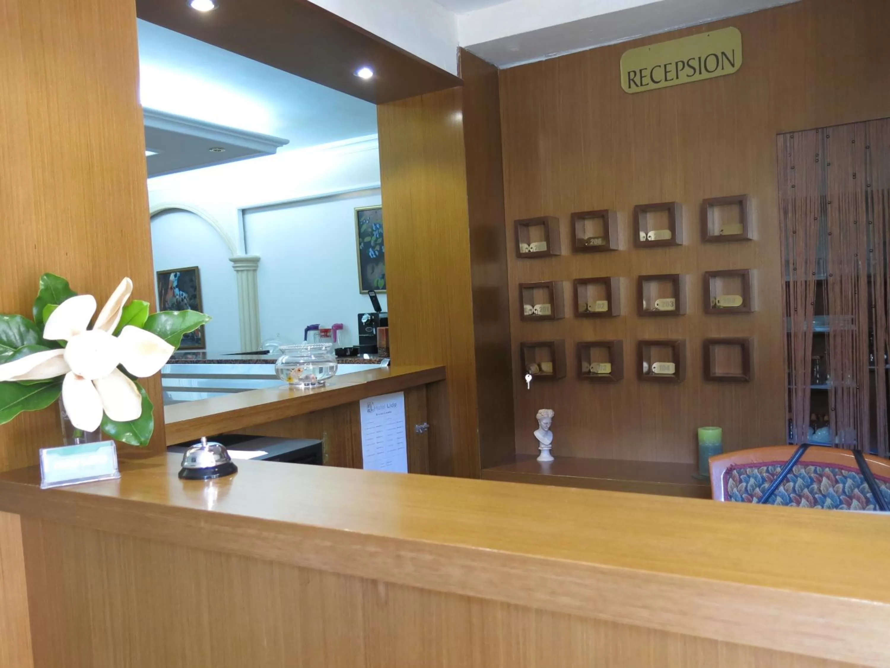 Lobby or reception in Hotel Lido