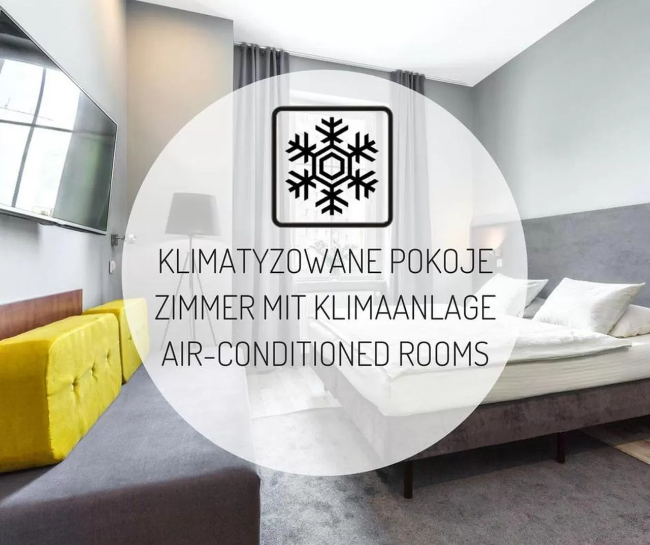 Bed in Hotel Kaliski