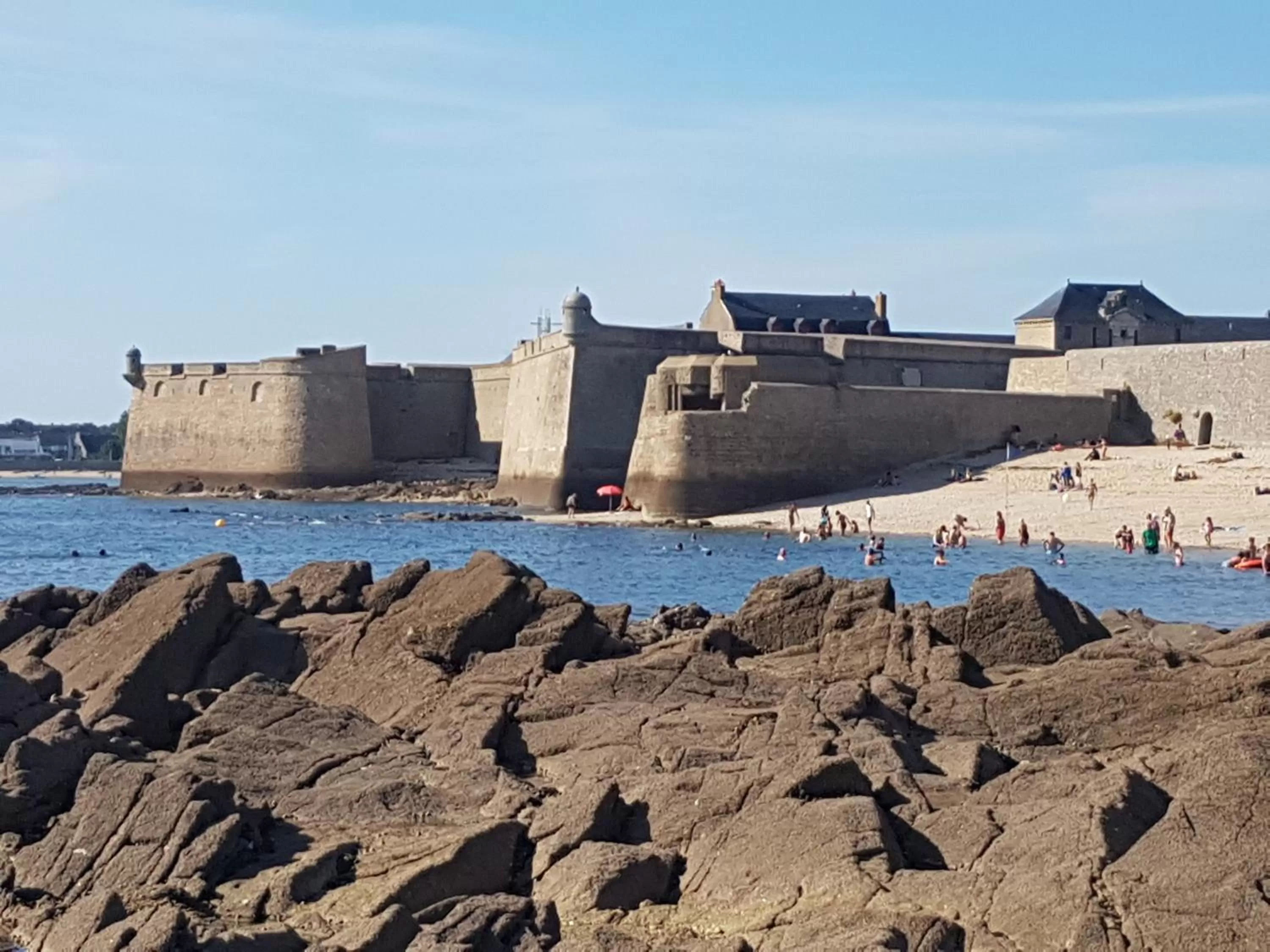 Beach, Property Building in Hotel Restaurant Spa De La Citadelle Lorient