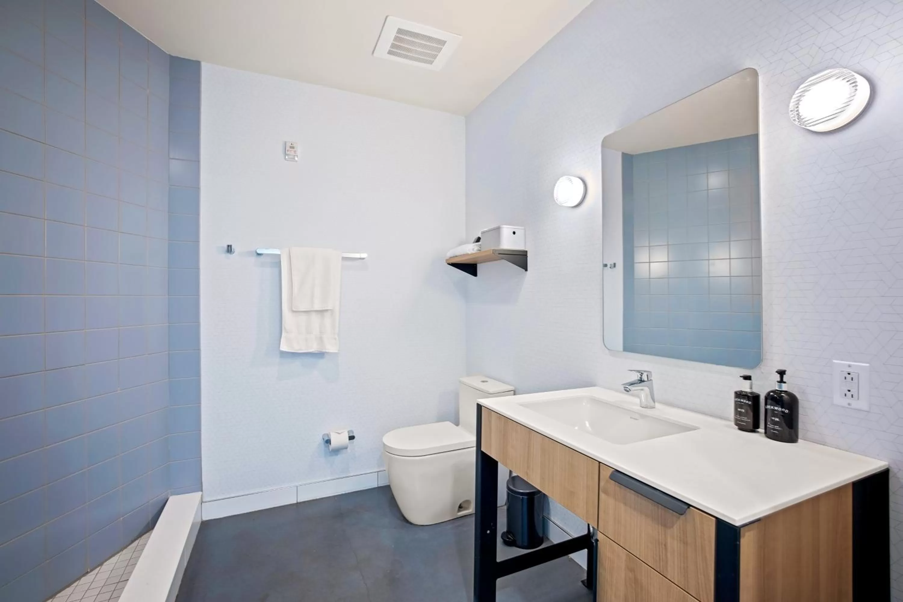 Bathroom in Placemakr Wedgewood-Houston - South Nashville