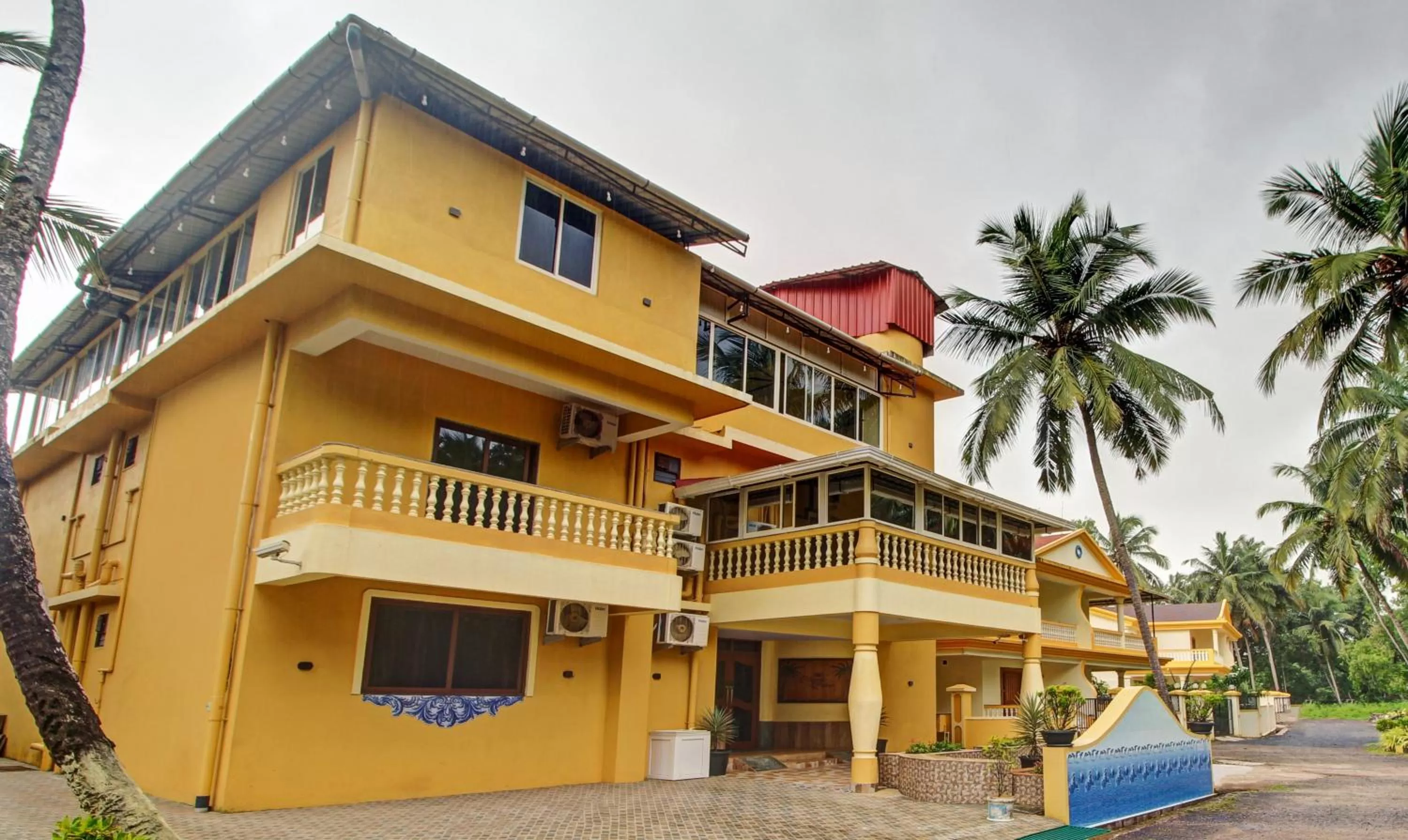 Property building in Treebo Majestic Palms, 2 Km From Colva Beach