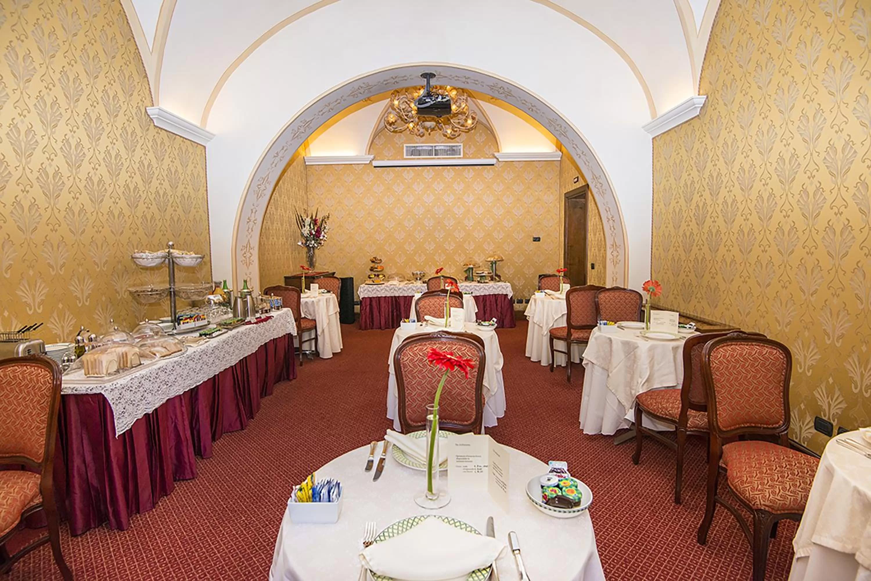 Buffet breakfast in Liberty Hotel