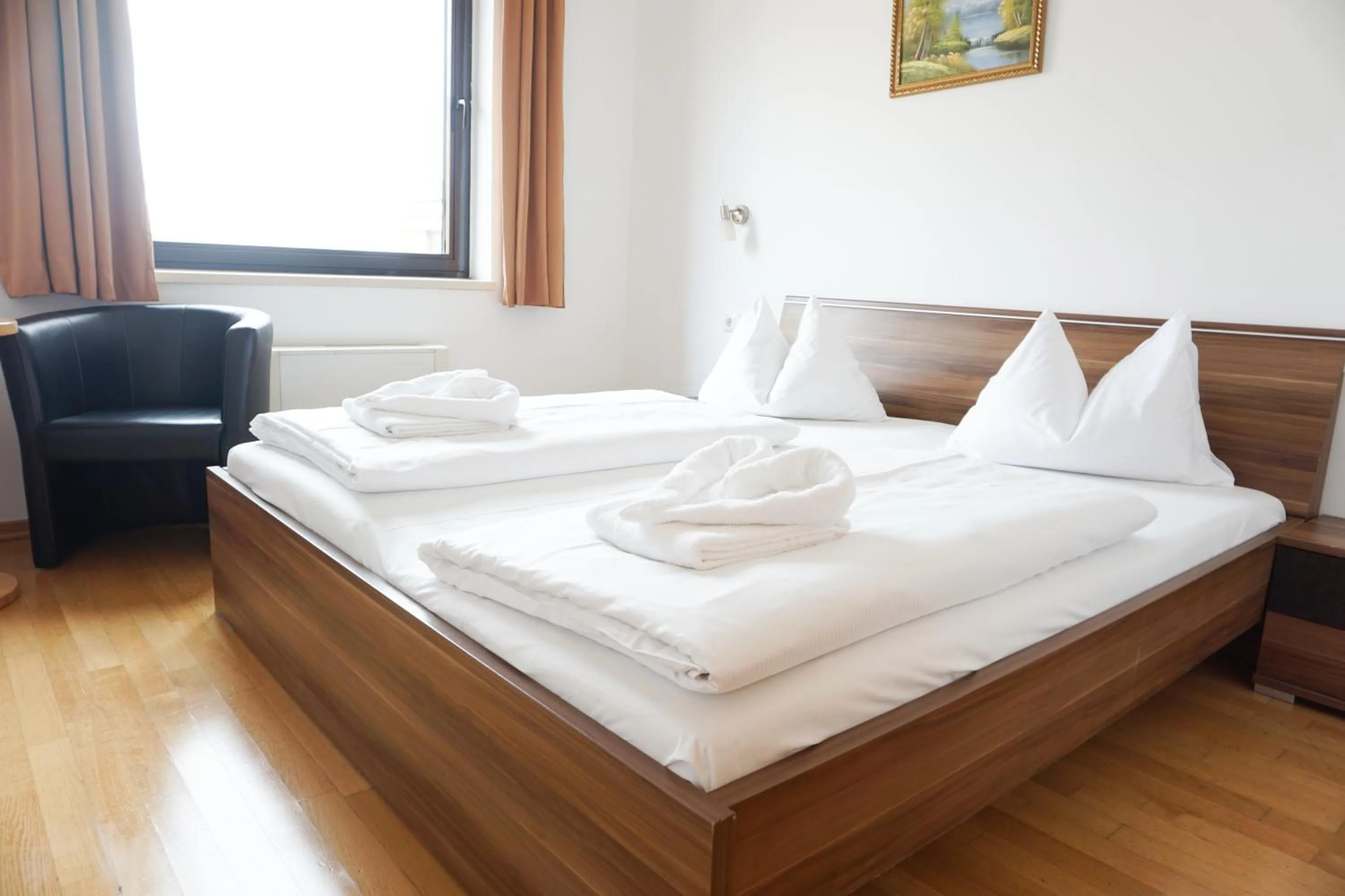 Bed in Hotel Kaffeemühle