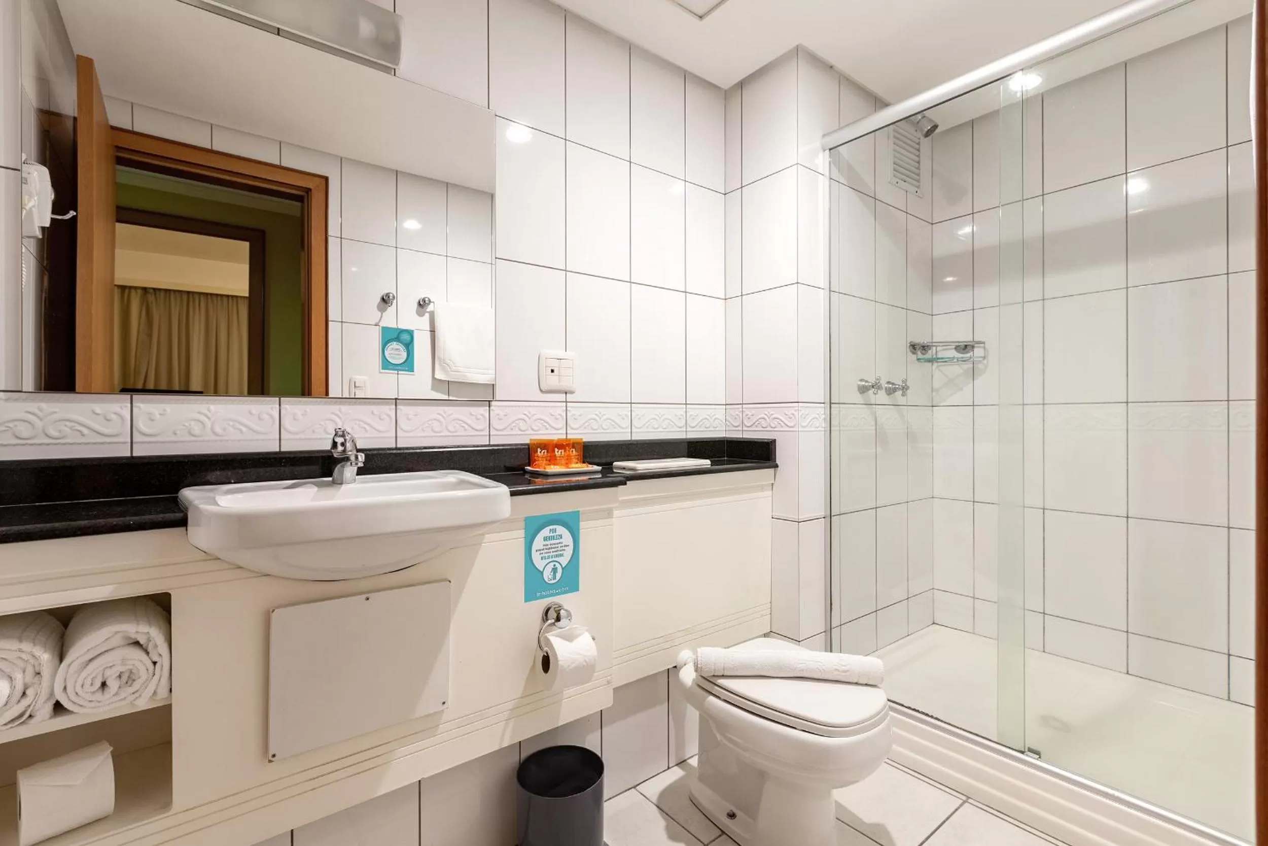 Bathroom in Tri Hotel Executive Caxias