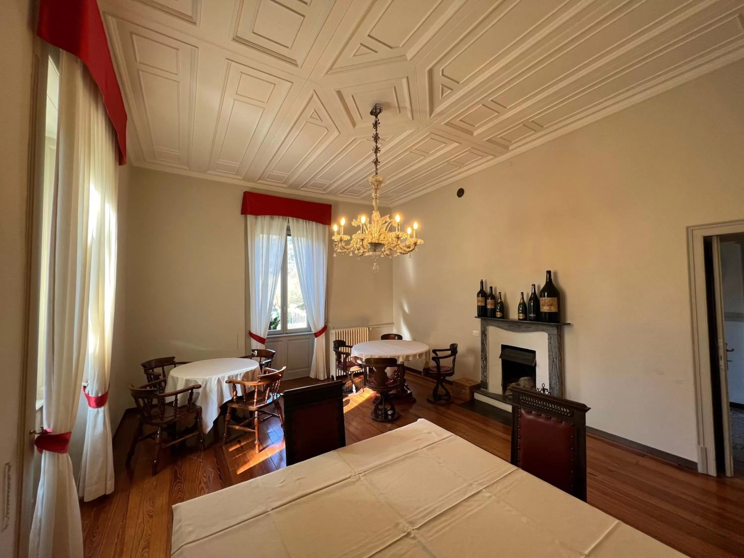 Dining area in La Villa del Lago