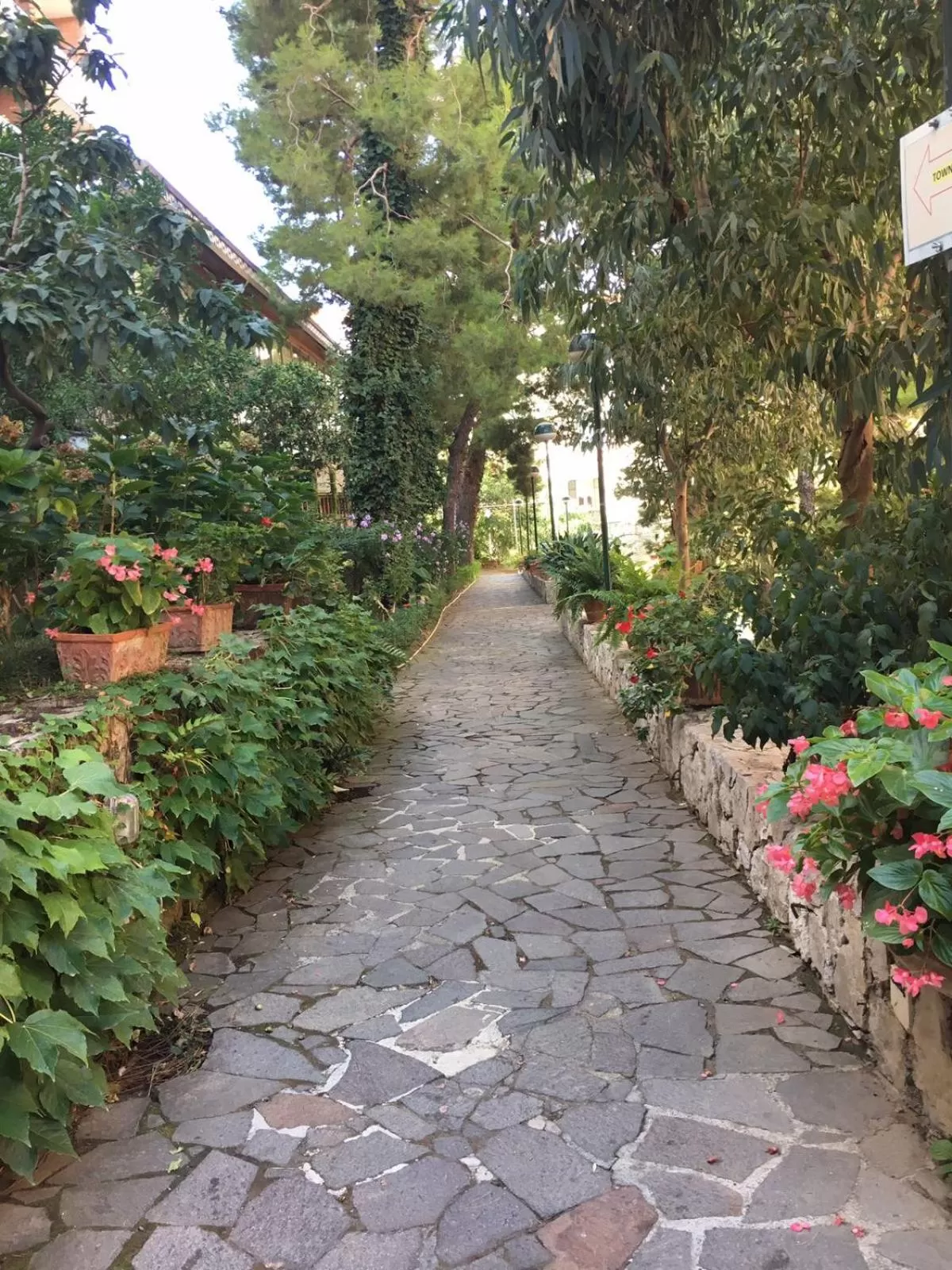 Garden in Grand Hotel Cesare Augusto