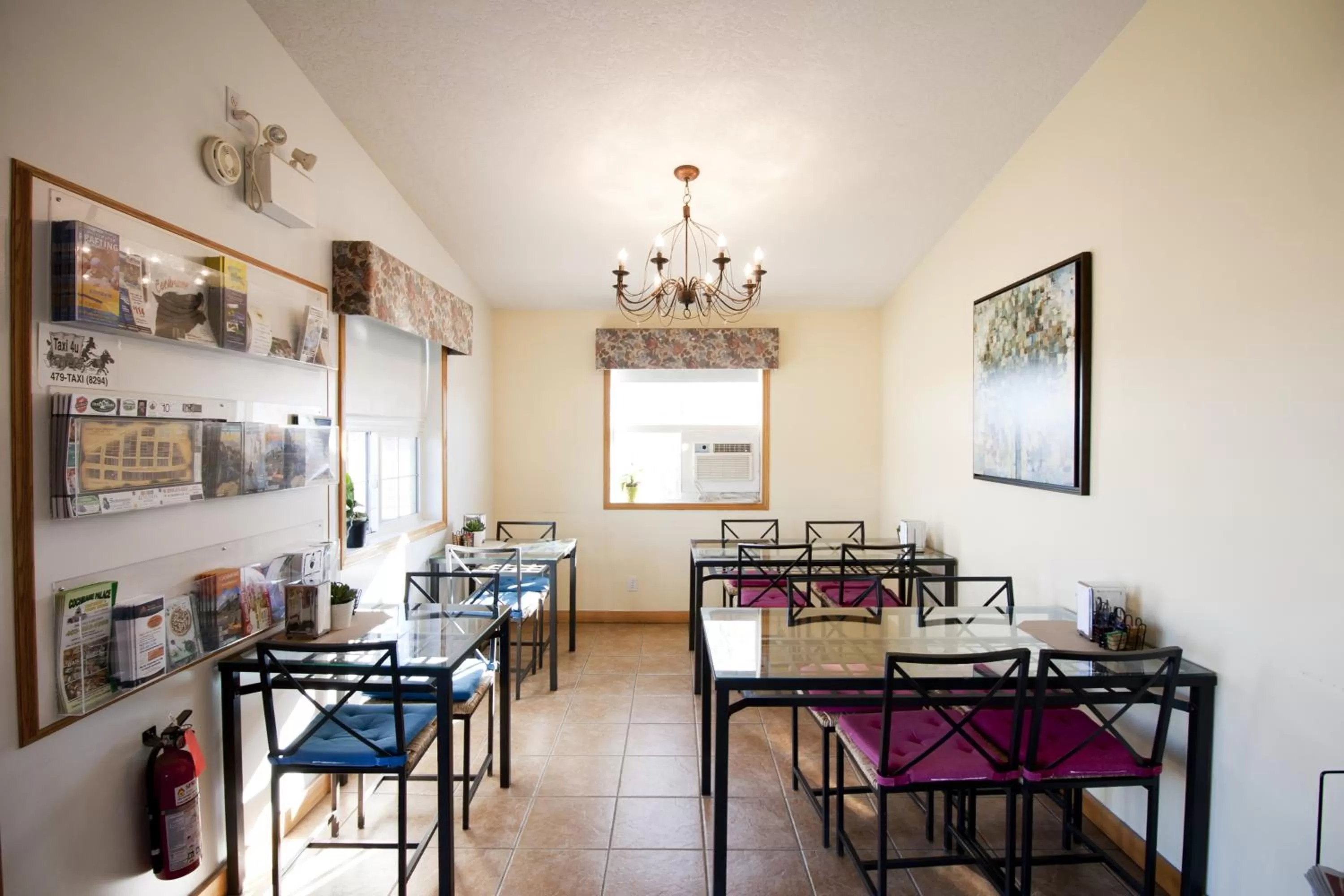 Dining area in Bow River Inn