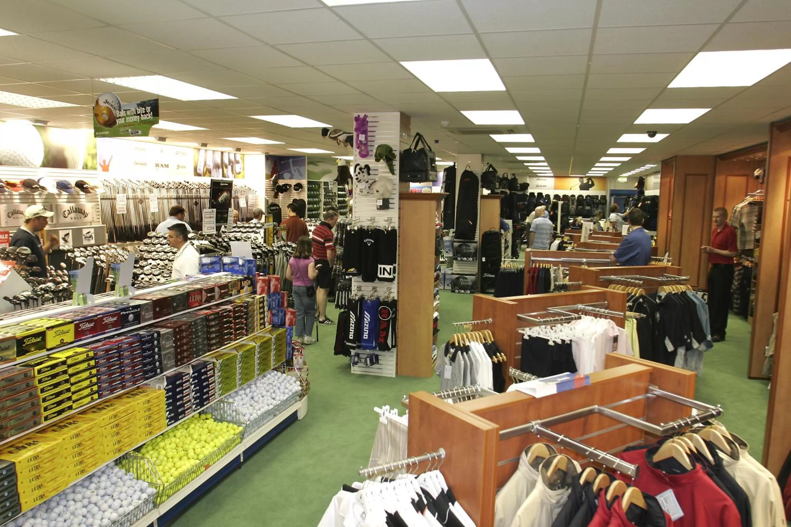 On-site shops in Ufford Park Resort