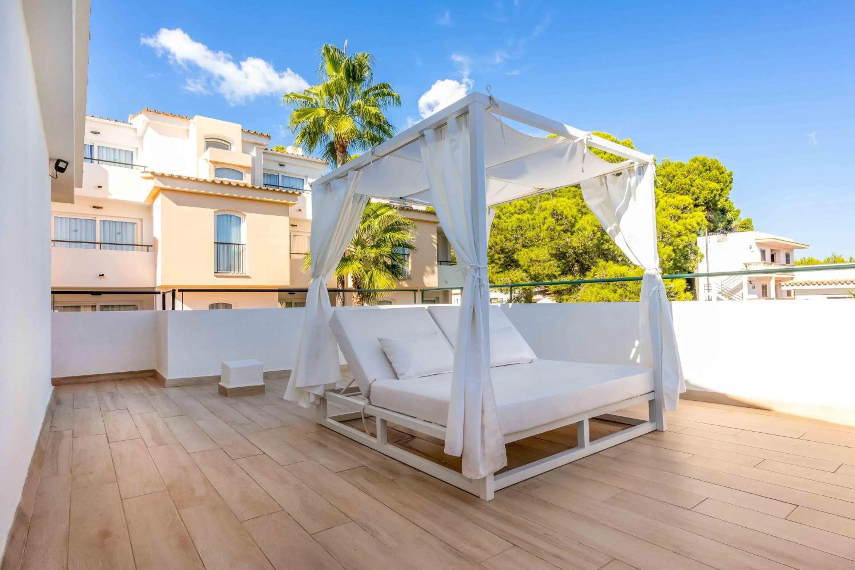 Patio in Valentin Somni Hotel & Suites