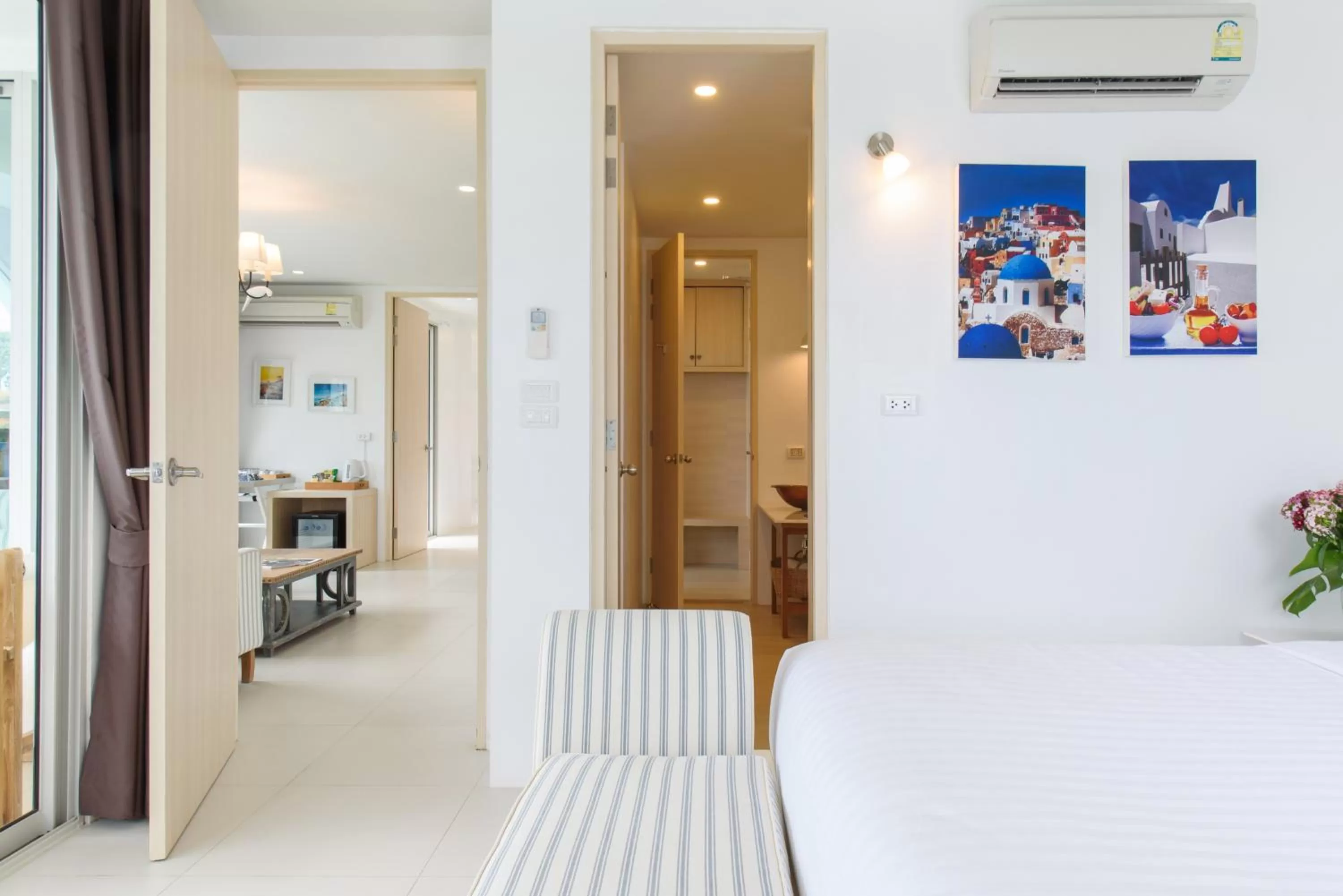 Living room, Bed in Costa Village Bangsaray