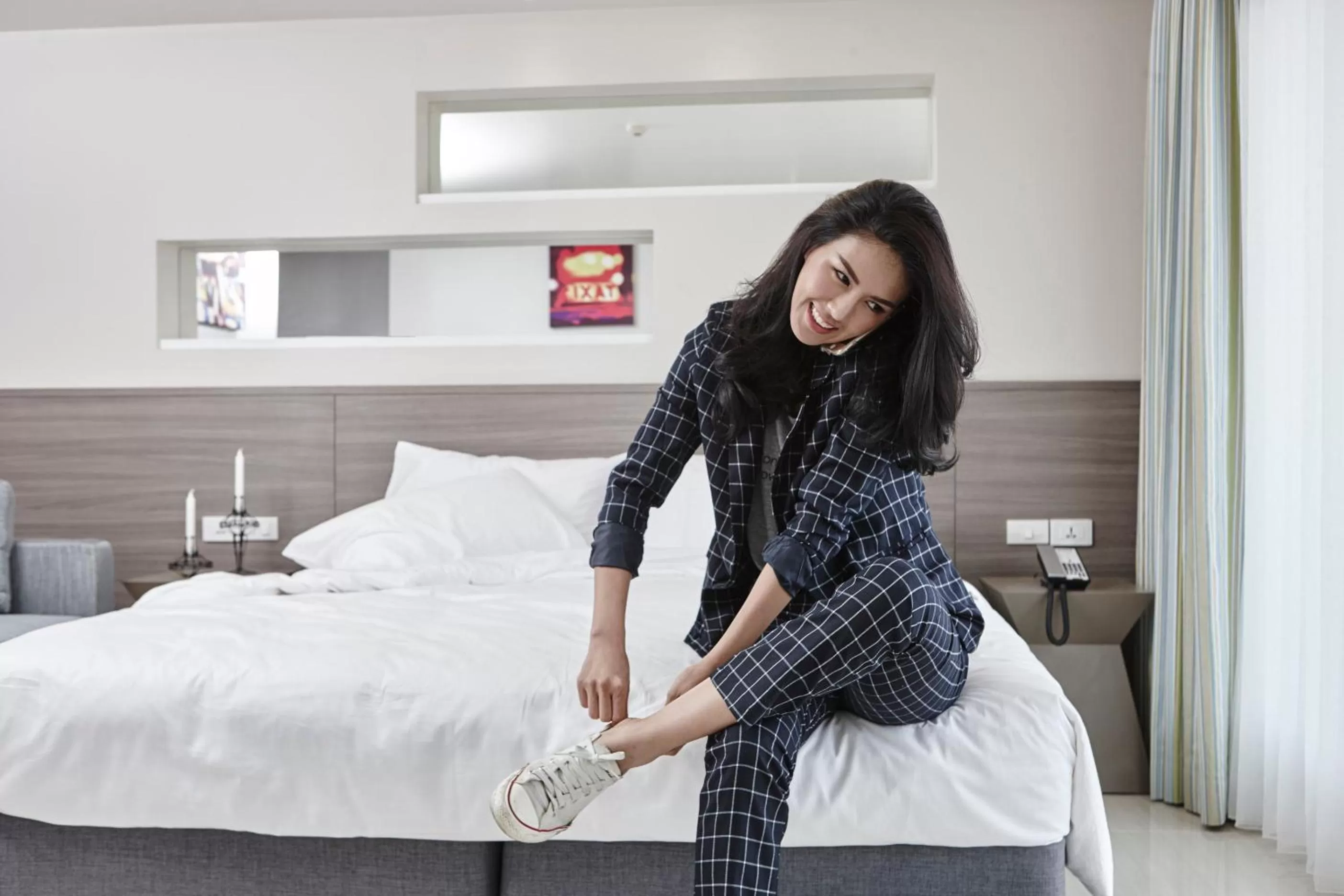 Bedroom, Bed in Praso@Ratchada12