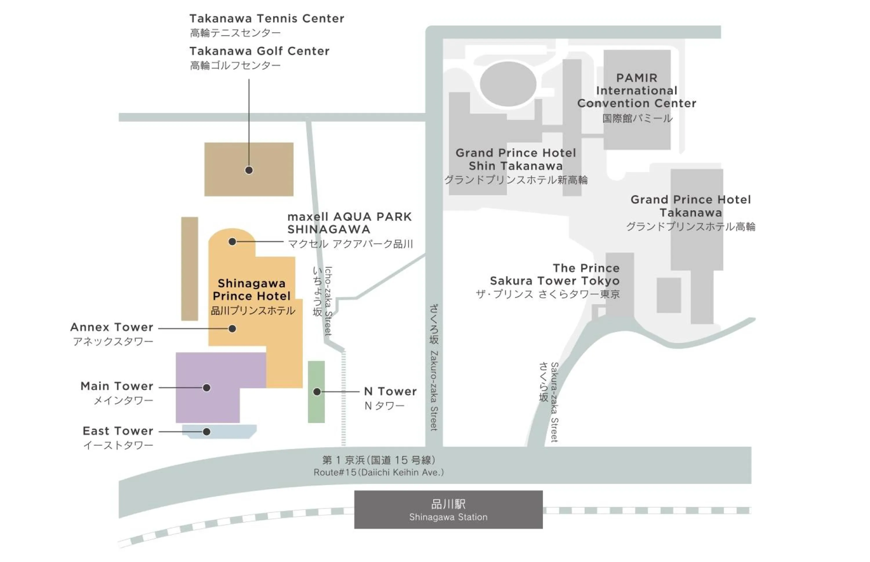 Off site in Shinagawa Prince Hotel N Tower