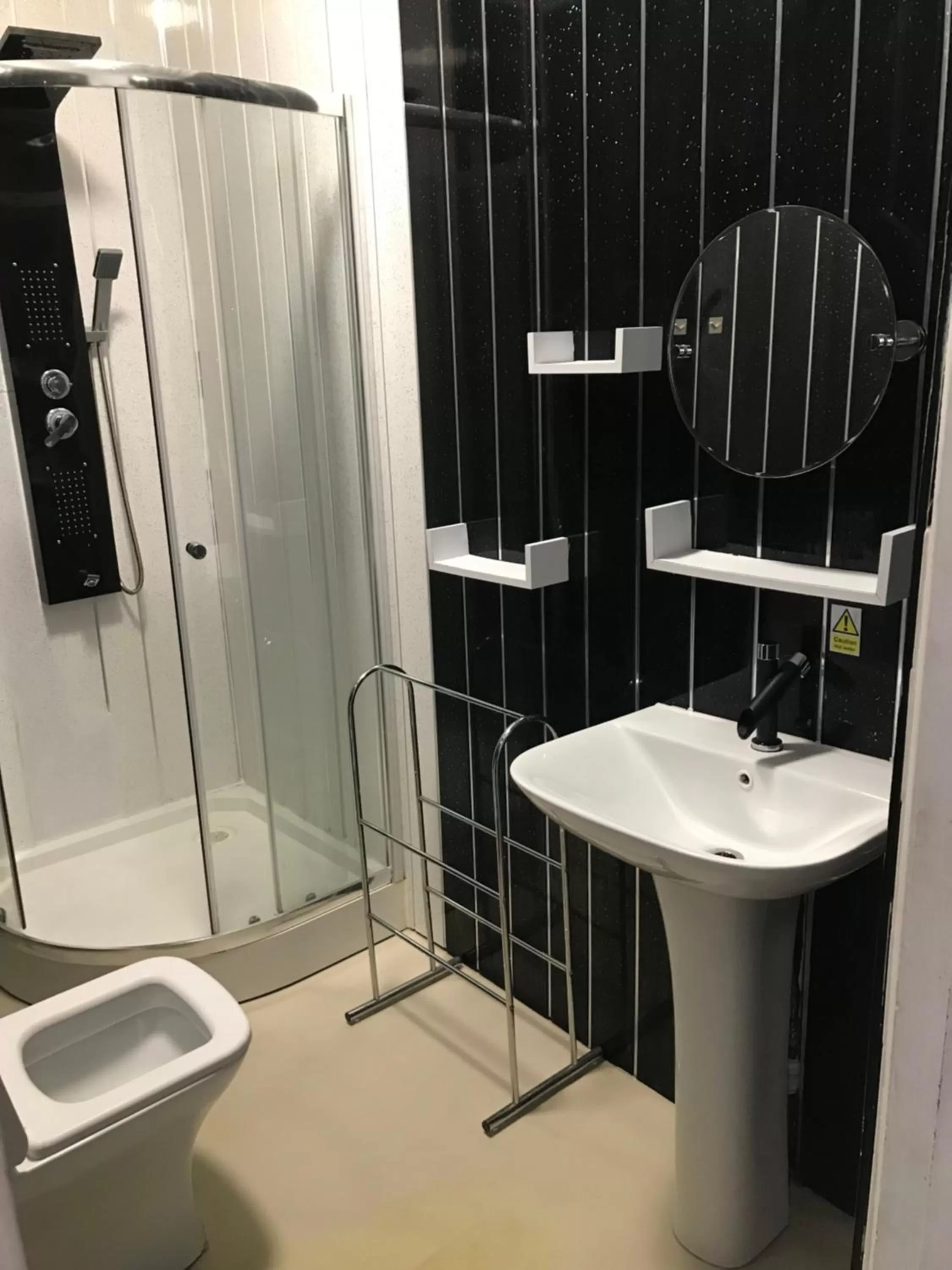 Bathroom in ocean view