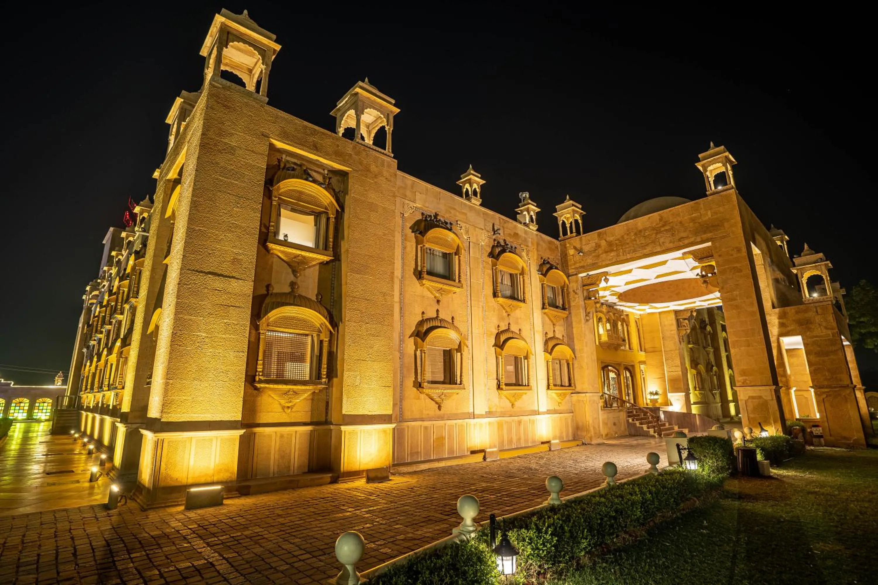 Property building in Chokhi Dhani The Palace Hotel