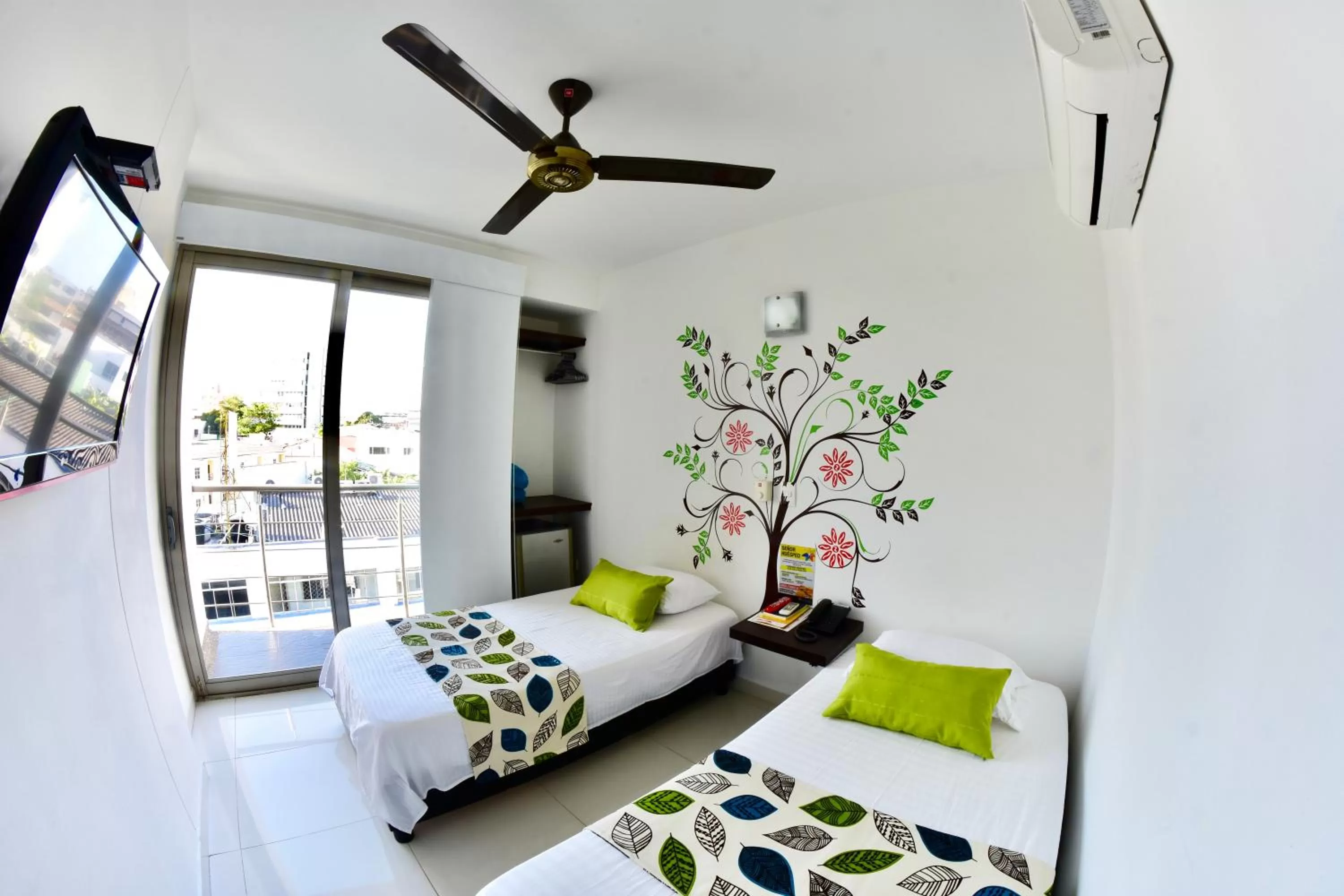 Decorative detail, Bed in Hotel Florida Sincelejo