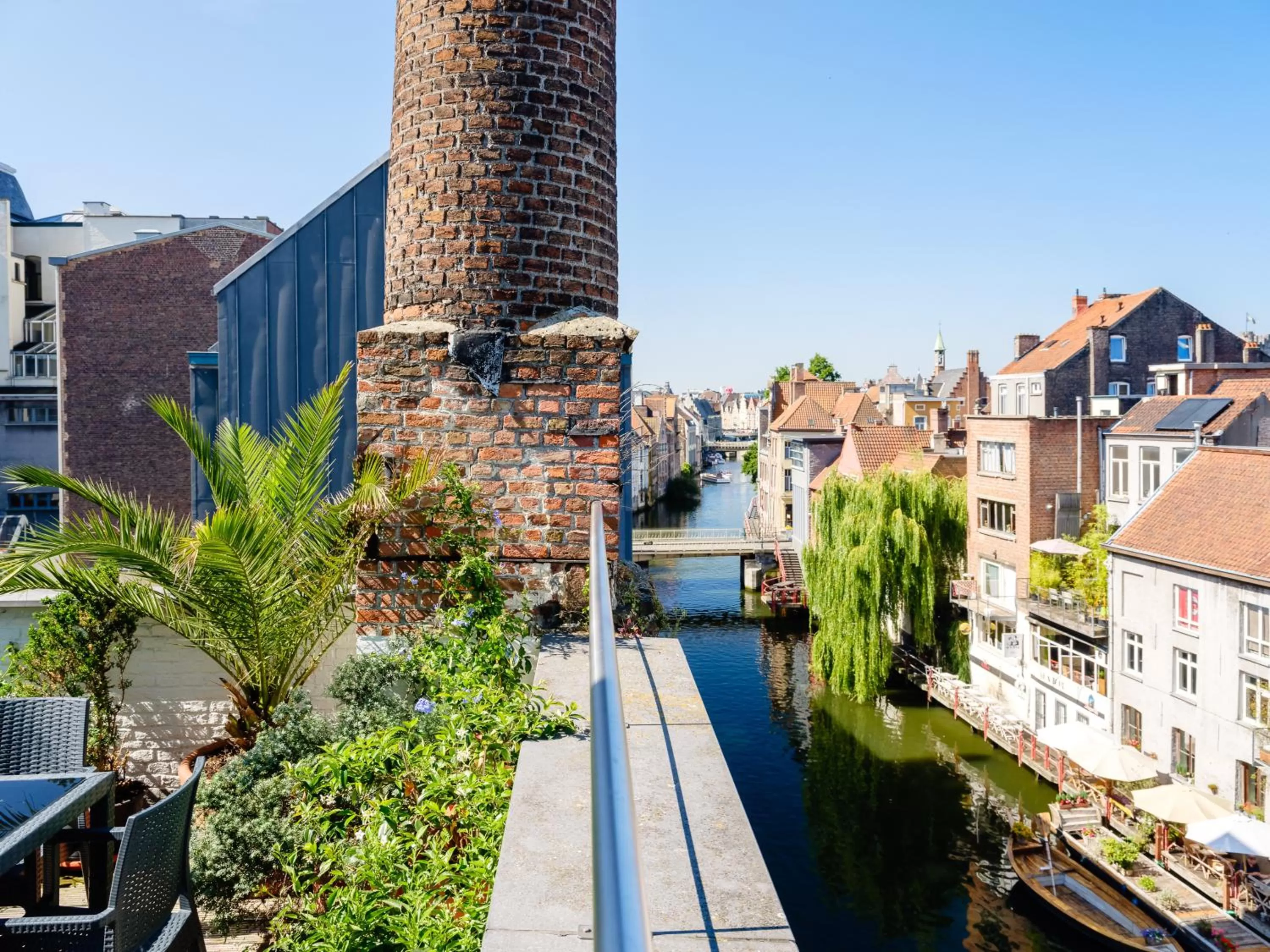 Balcony/Terrace in Ghent River Hotel
