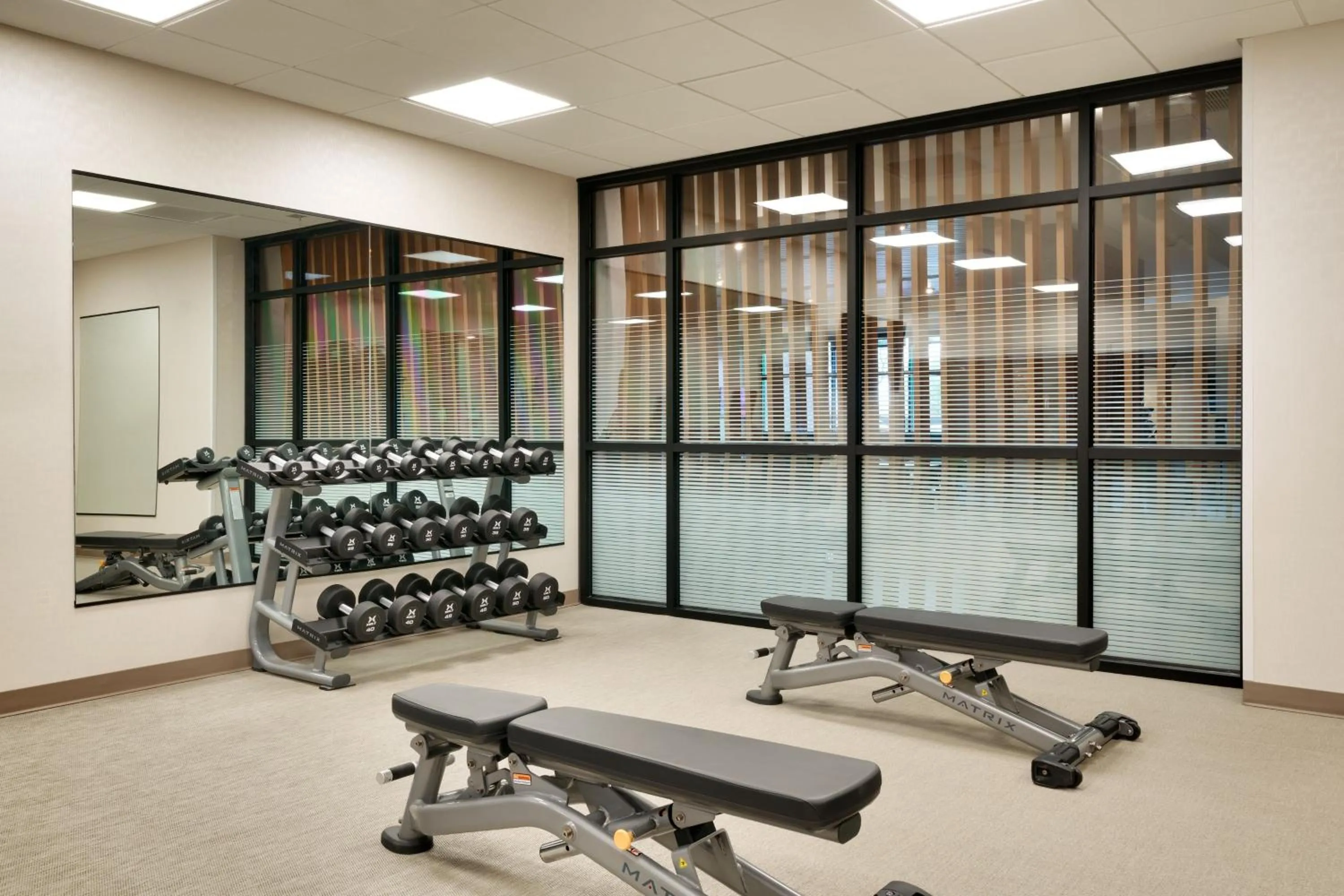 Fitness centre/facilities in SpringHill Suites by Marriott Phoenix Scottsdale