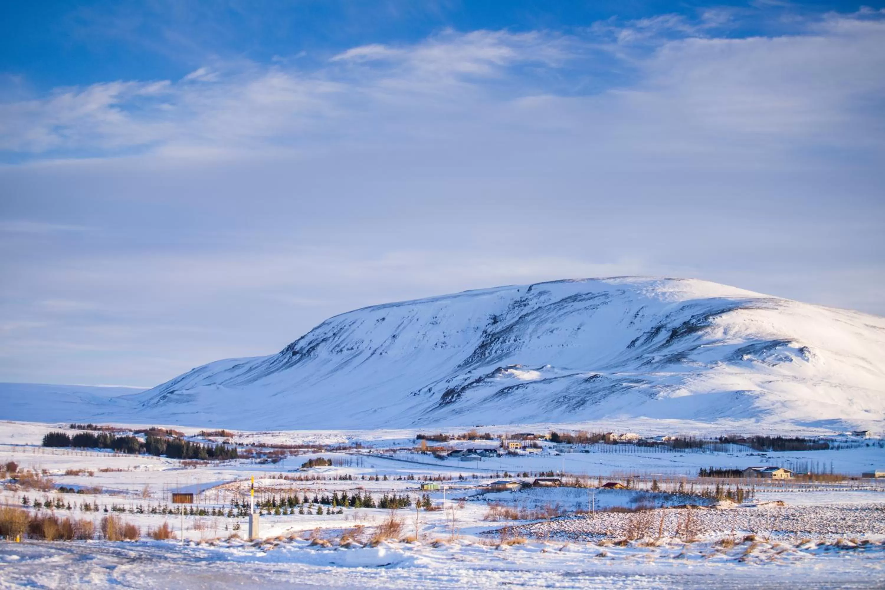 Mountain view in Hotel Laxnes