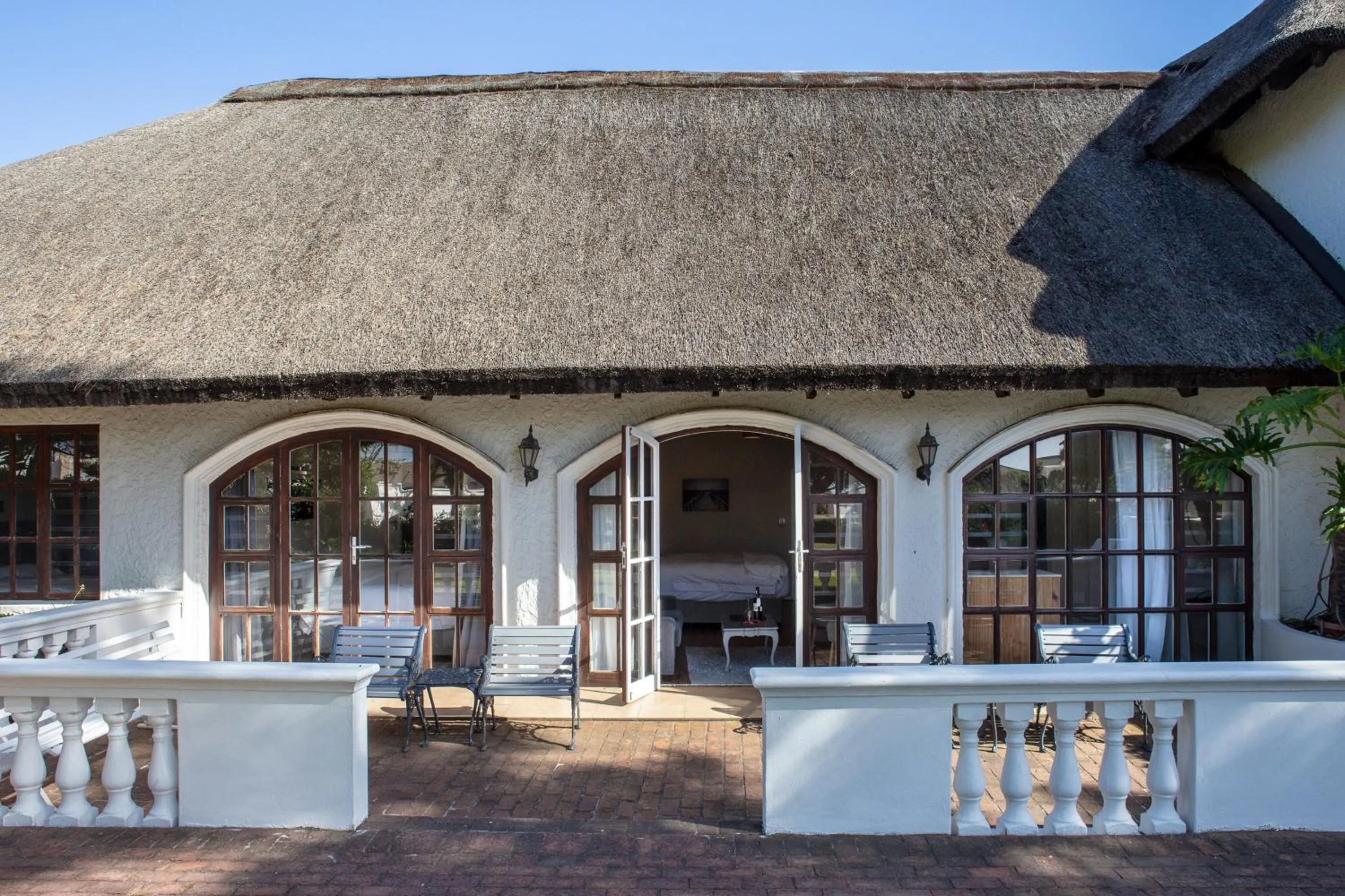 Patio in Whale Rock Luxury Lodge
