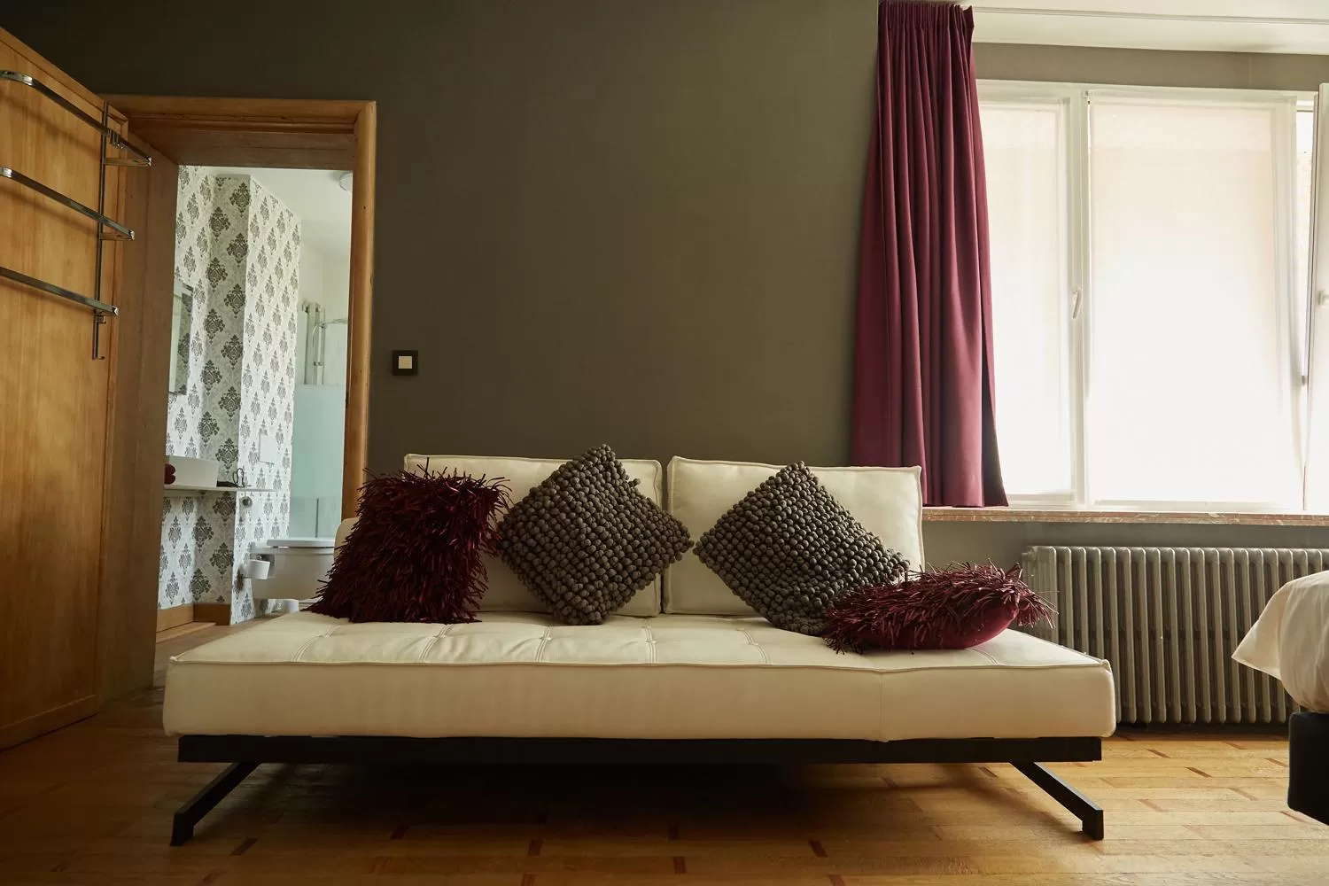 Seating area, Bed in Focus Boutique