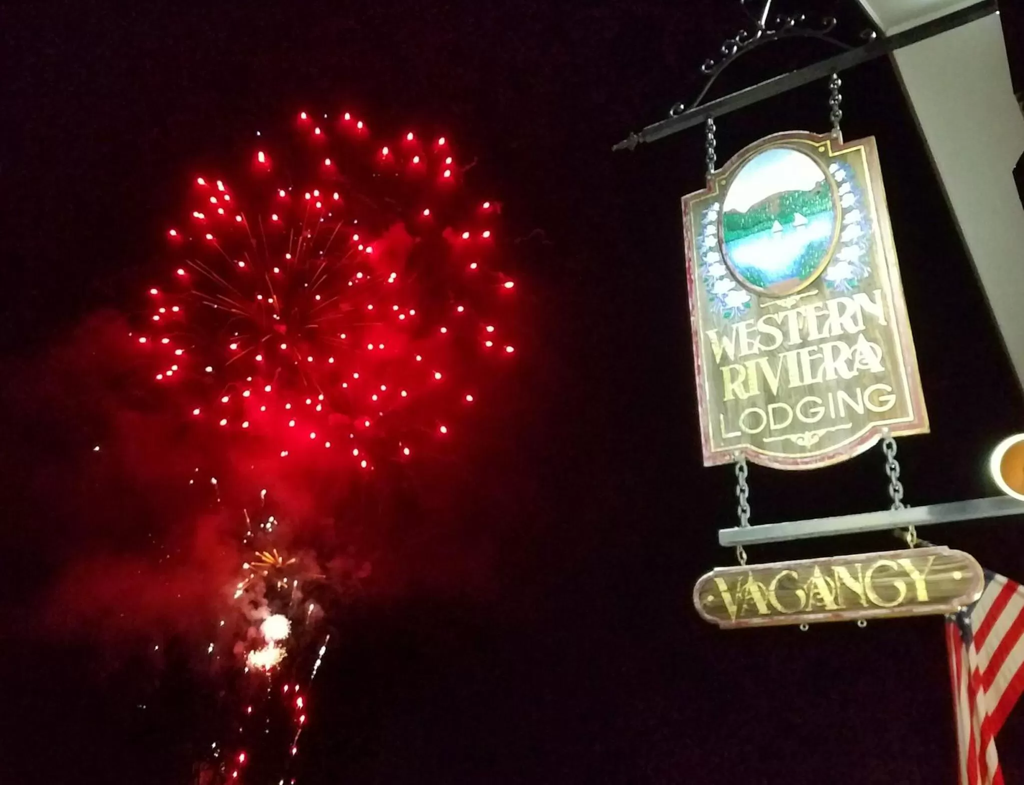 Property building, Property Logo/Sign in Western Riviera Lakeside Lodging