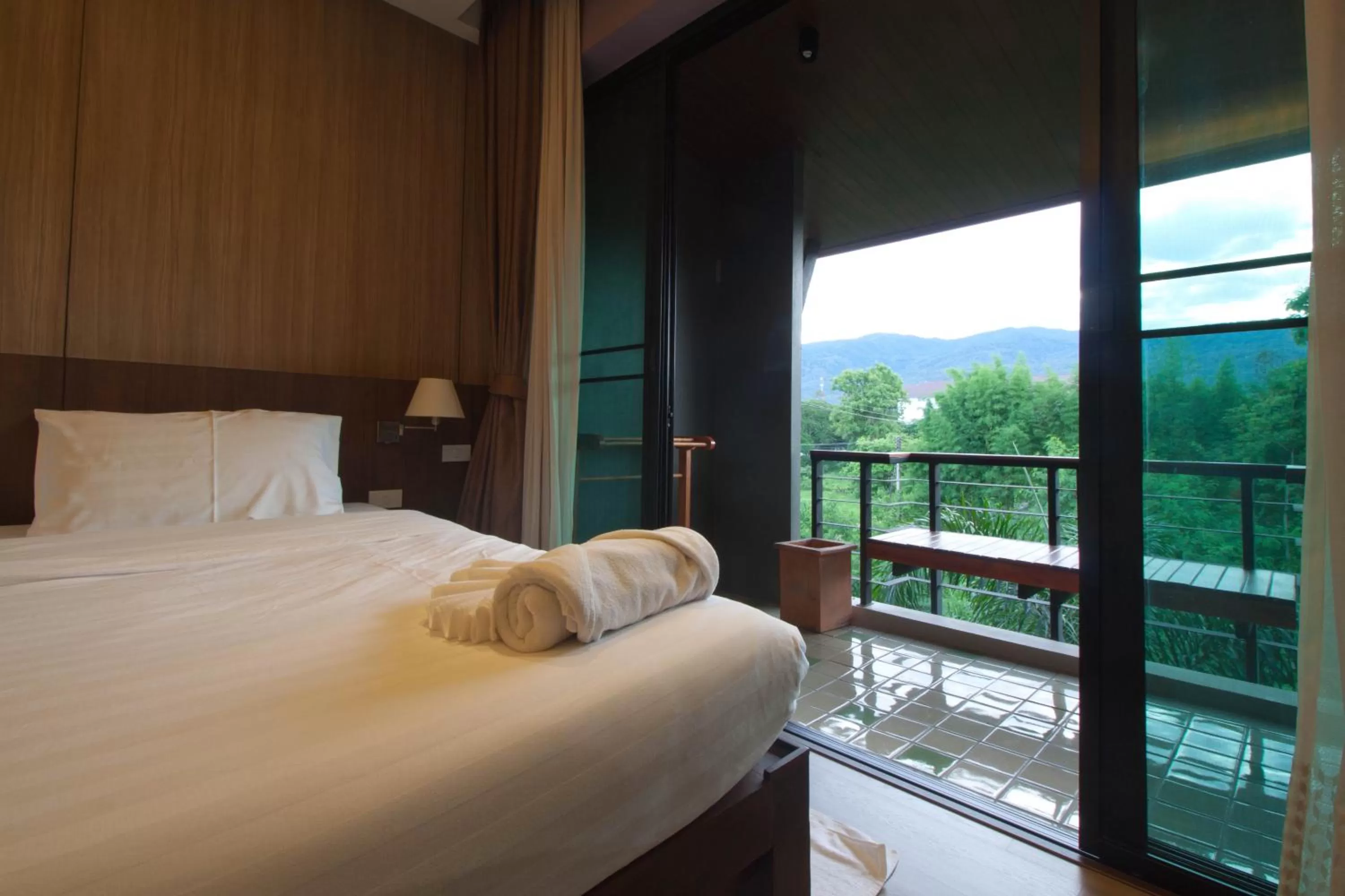 Balcony/Terrace, Bed in Burapa Boutique