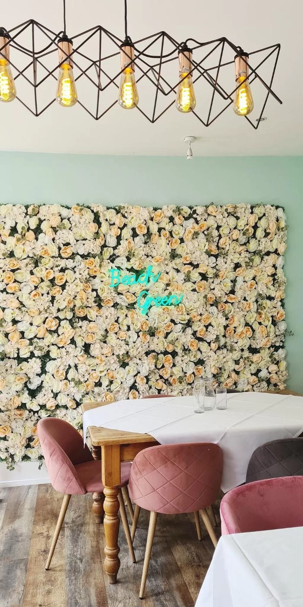 Decorative detail in Beach Green Hotel