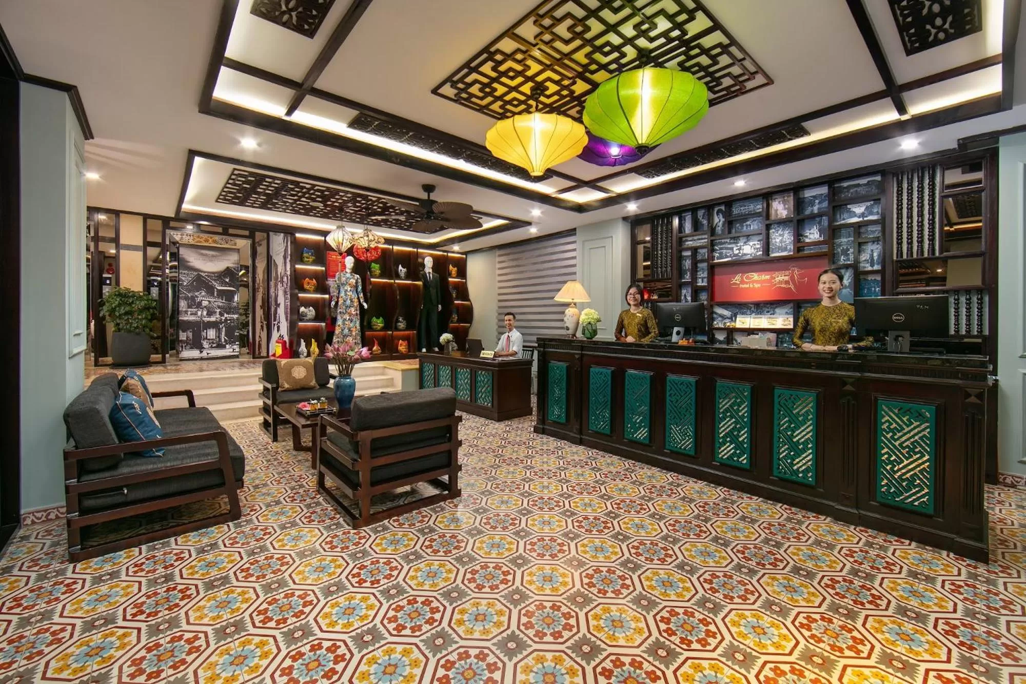 Lobby or reception in La Charm Hoi An Hotel & Spa